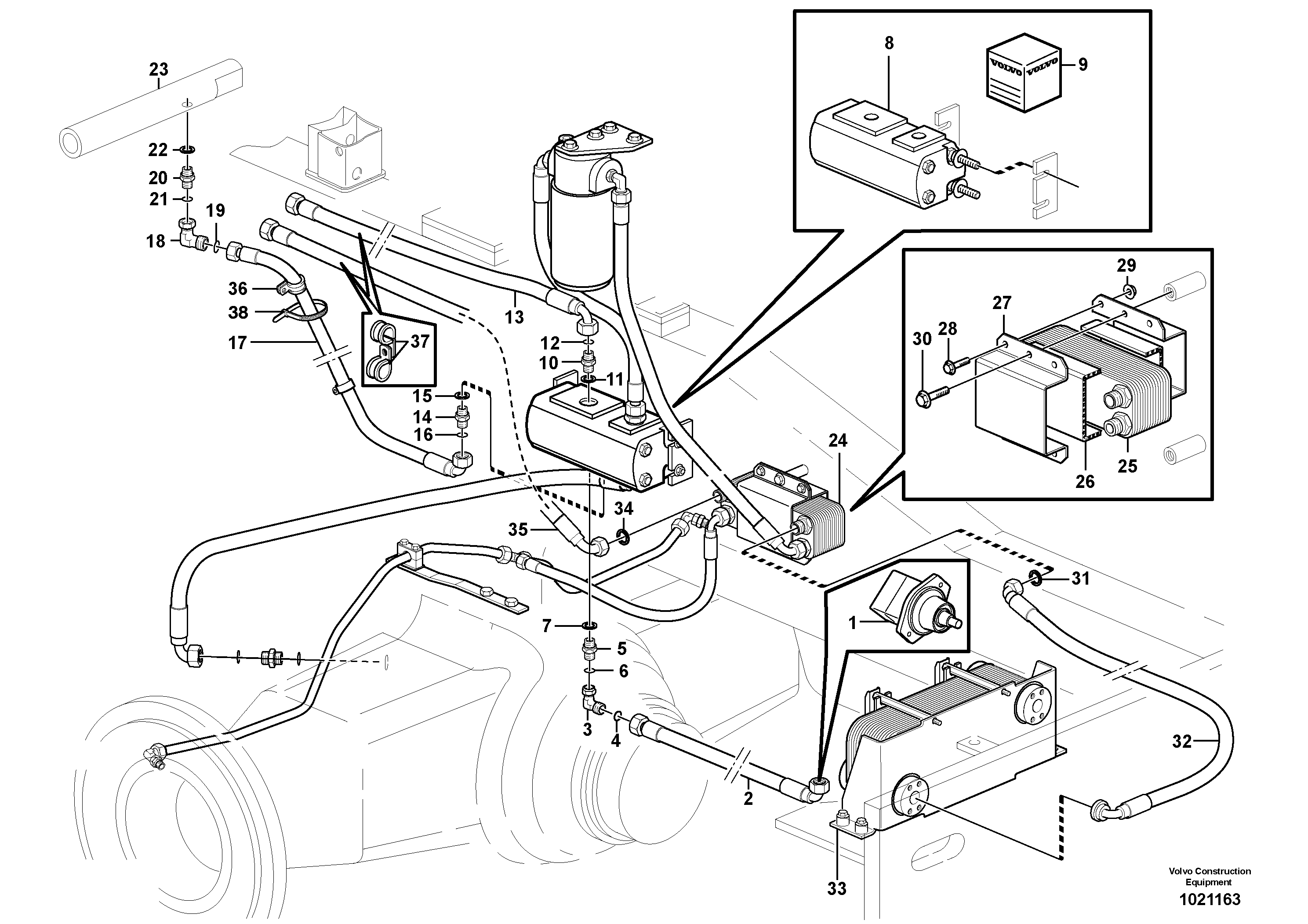 Opr Cylinder VOE11410653 VOLVO