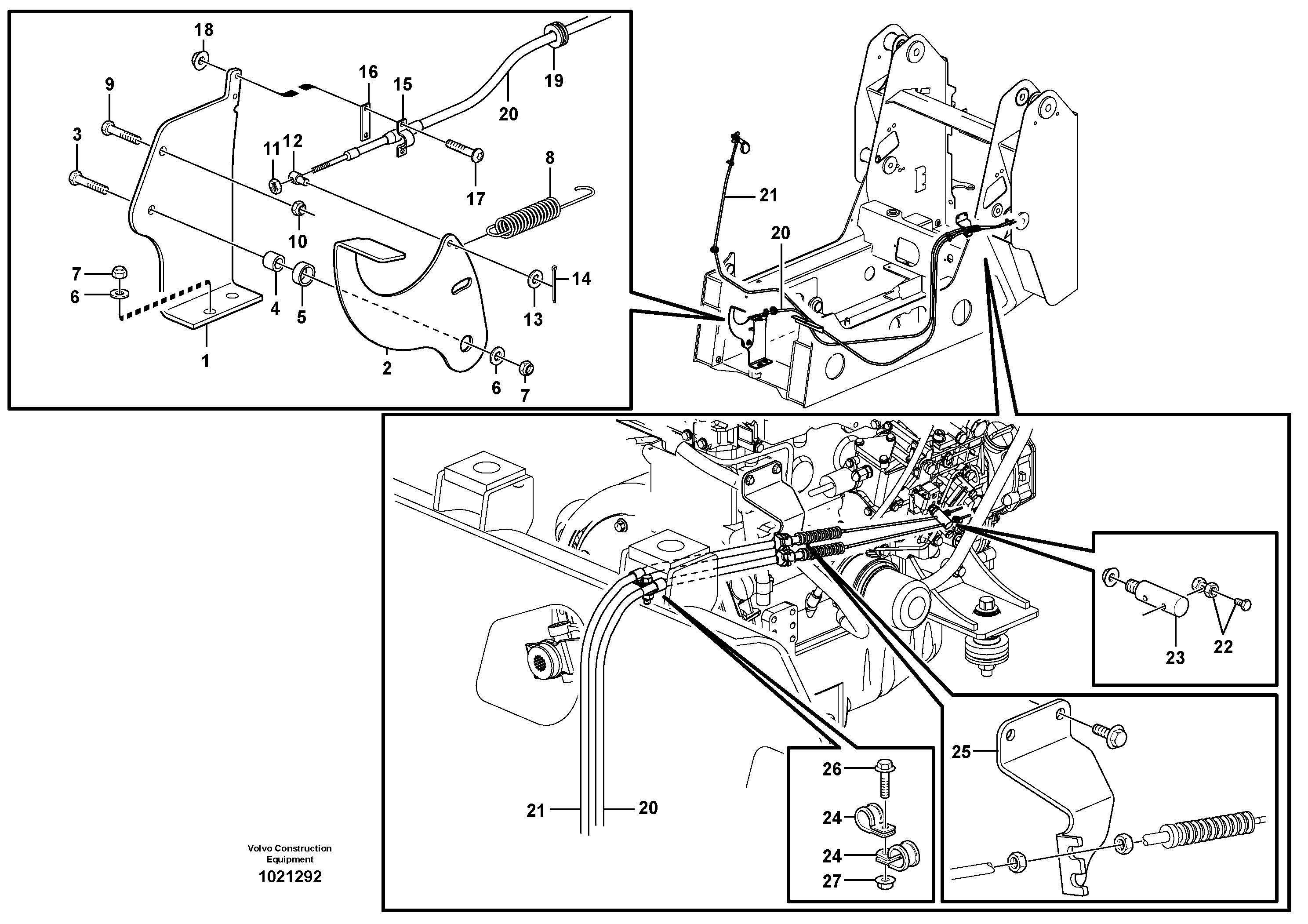 Radio Support VOE11852664 VOLVO