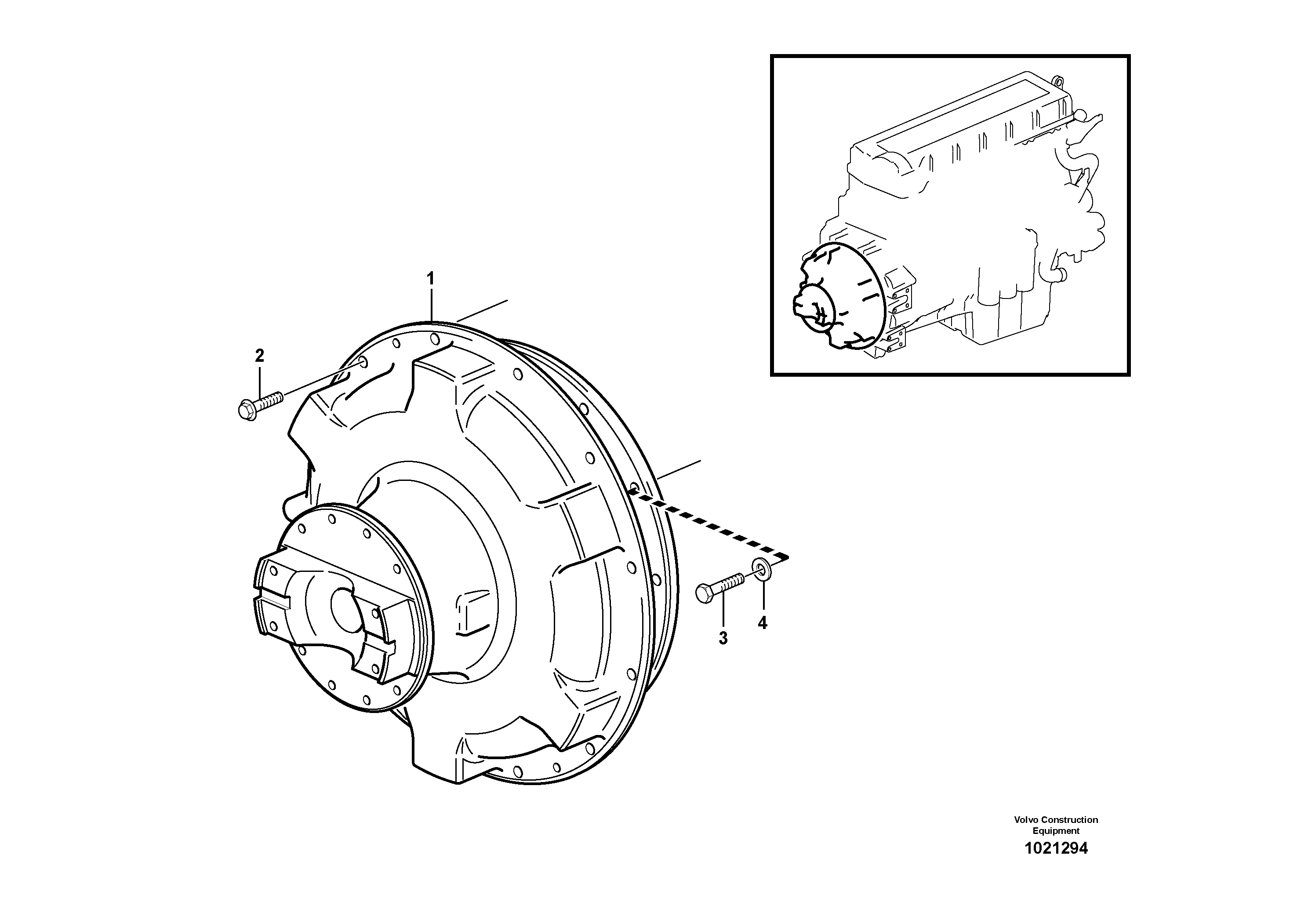 Mounting rail VOE997449 VOLVO