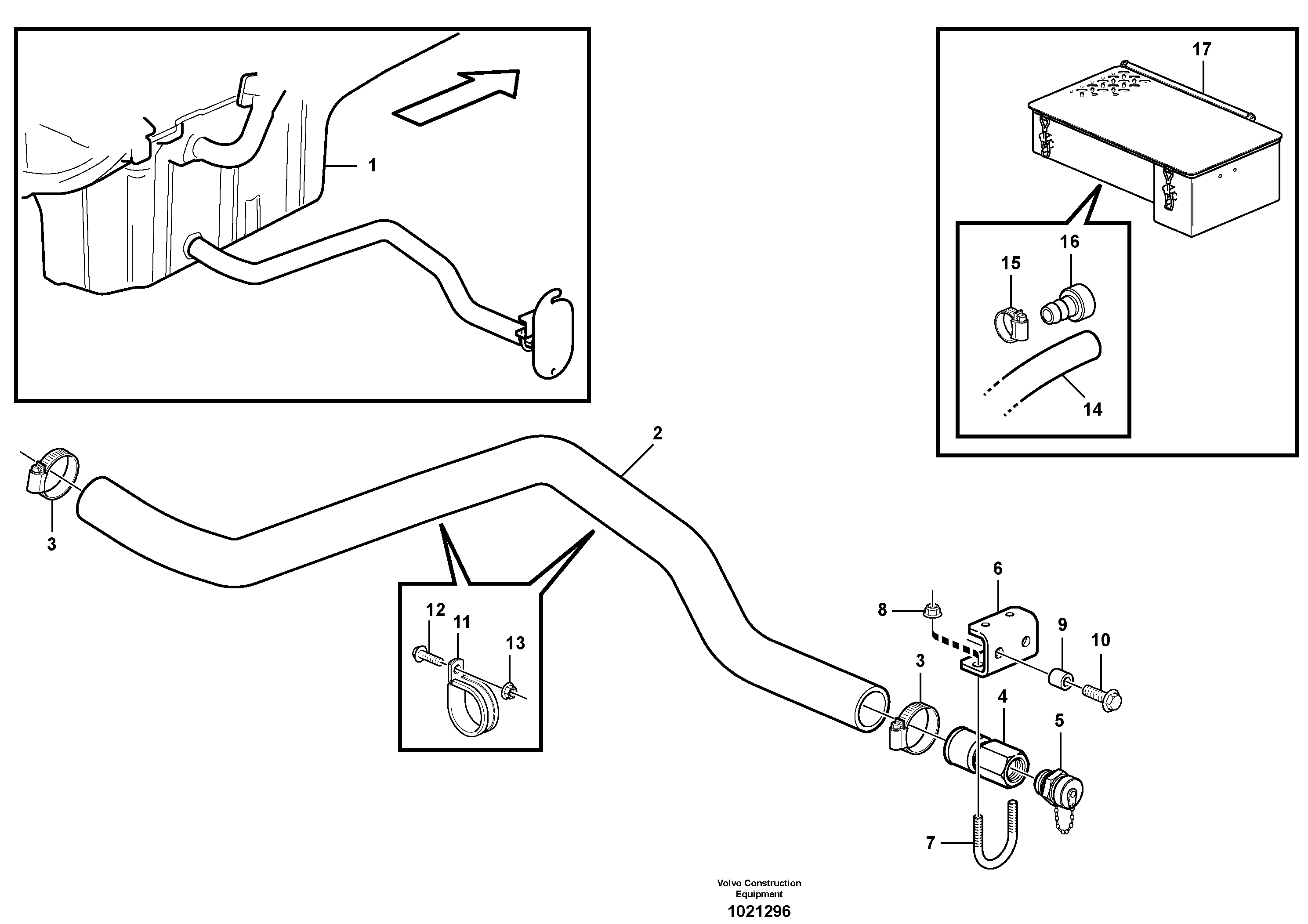 Hose VOE16809552 VOLVO