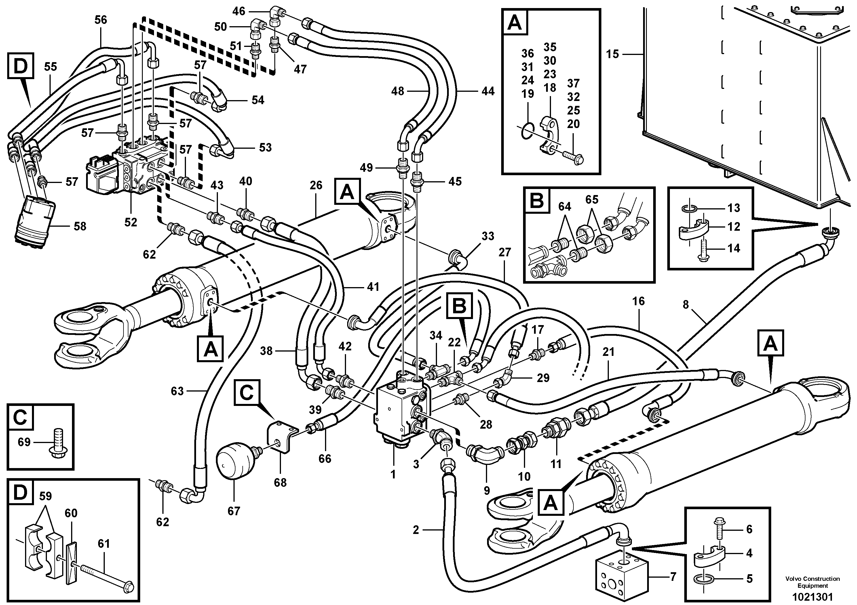 Timing gear casing VOE936718 VOLVO