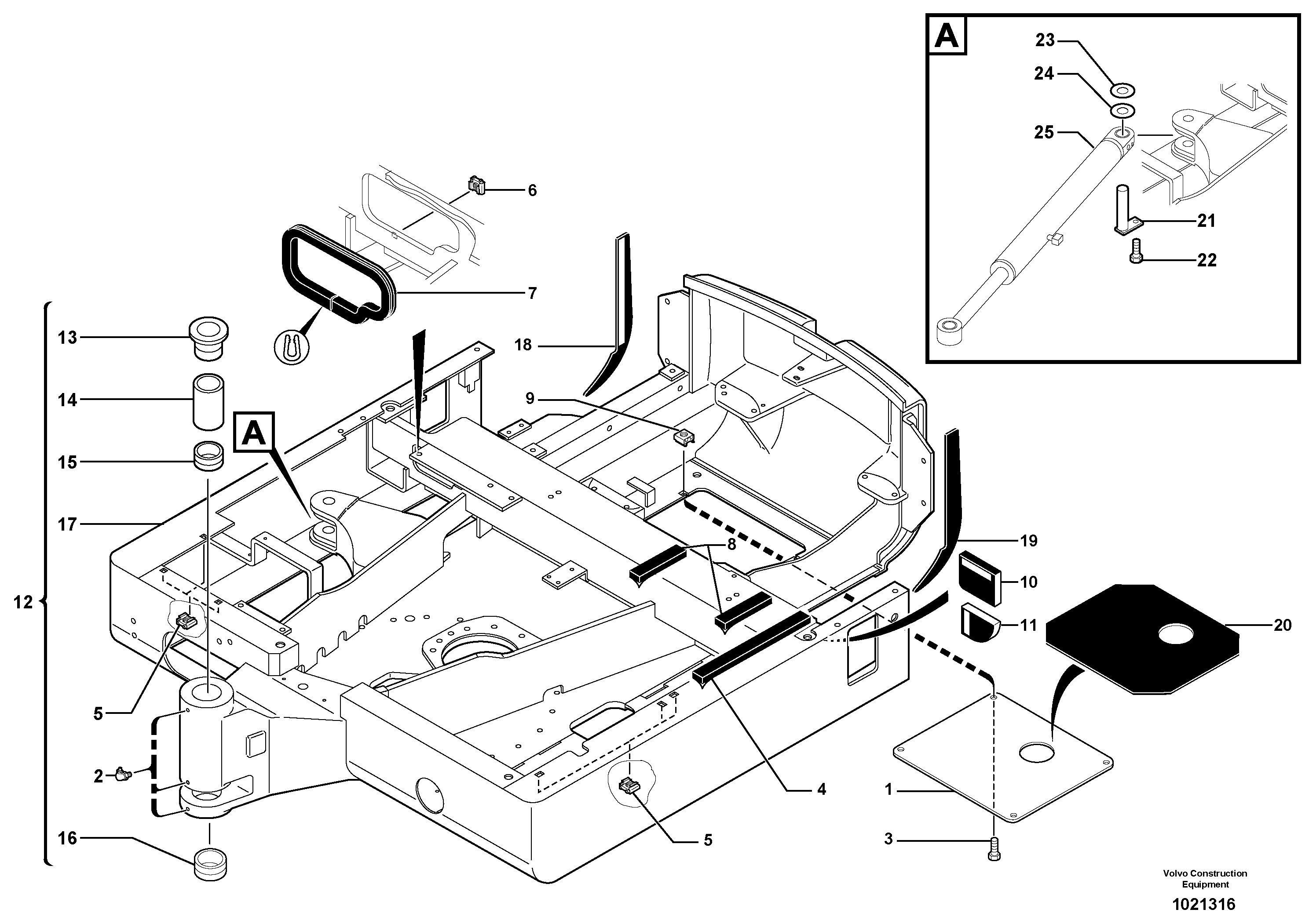 Insulation VOE11807384 VOLVO
