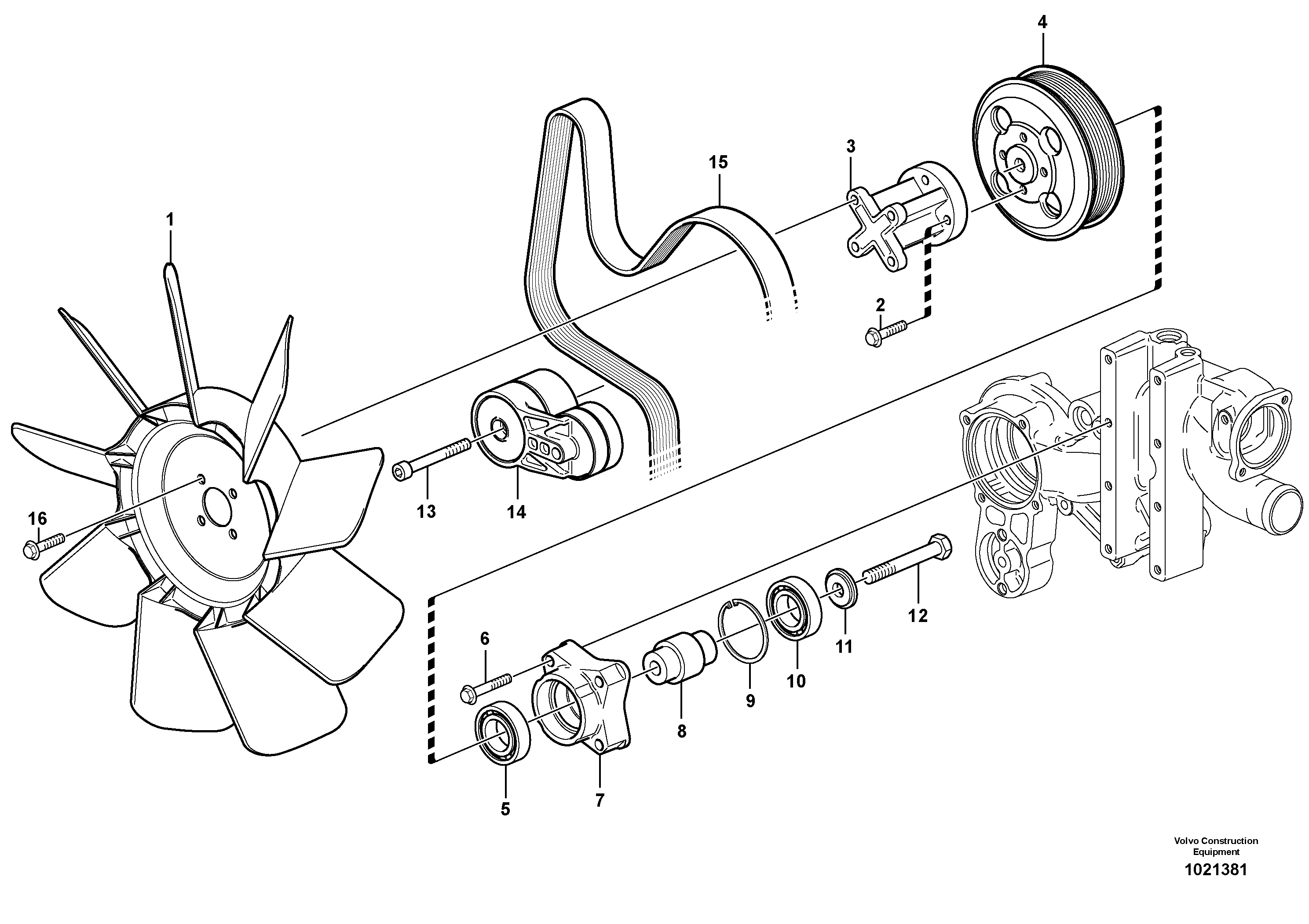 Fork Spreader VOE21454074 VOLVO