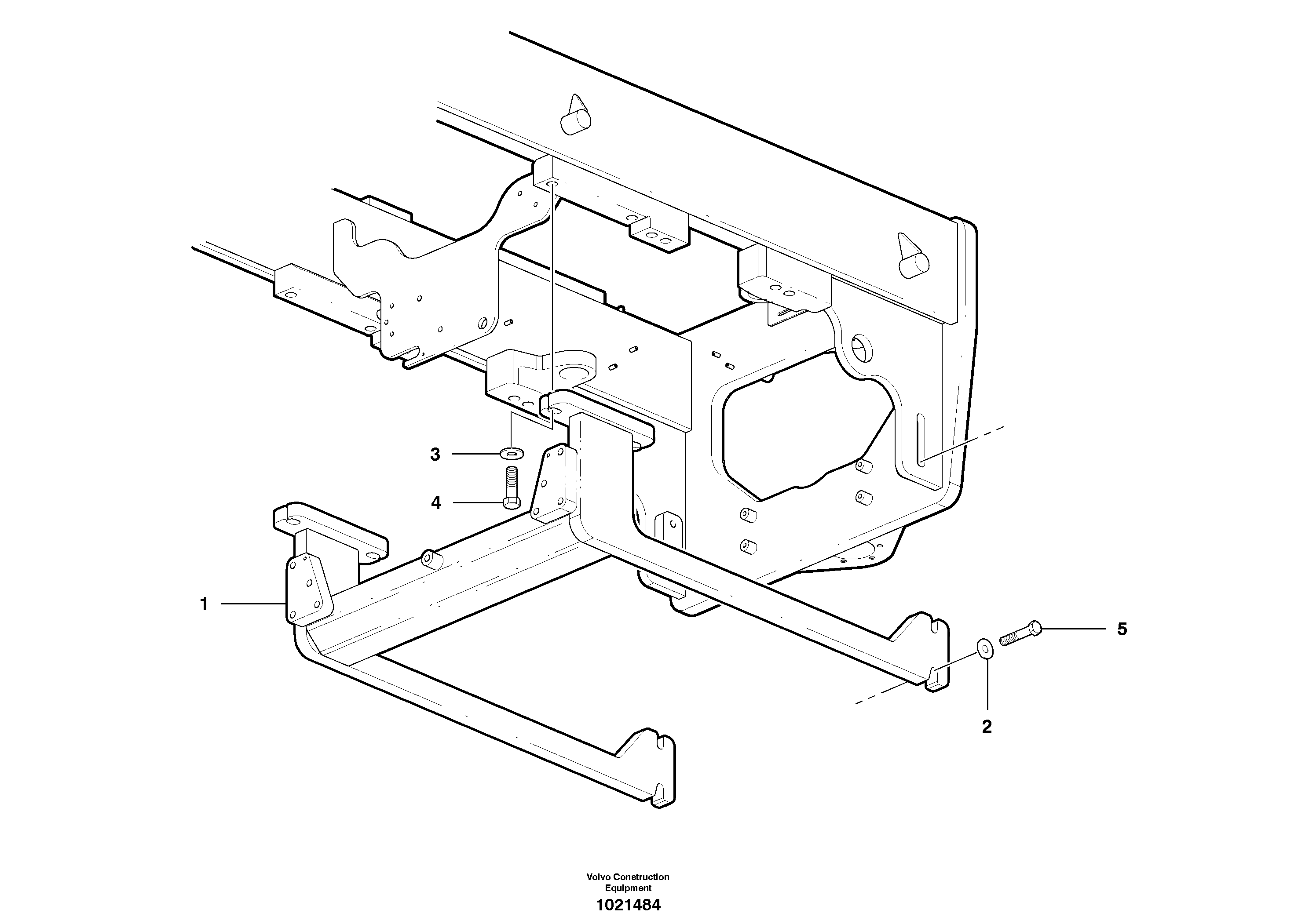 Tilt bearing RM/VOE96746417 VOLVO