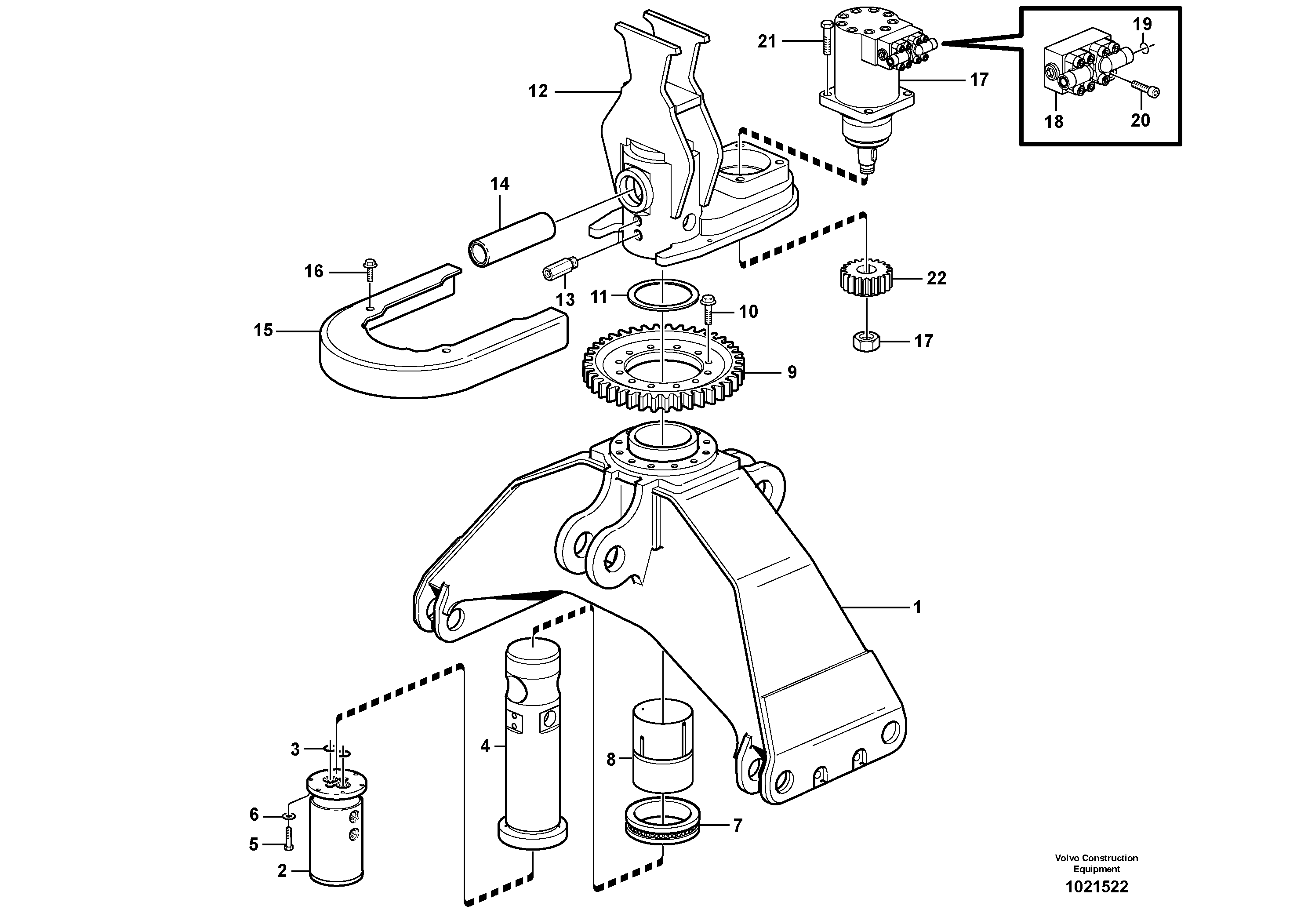 For upper engine part VOE11037830 VOLVO