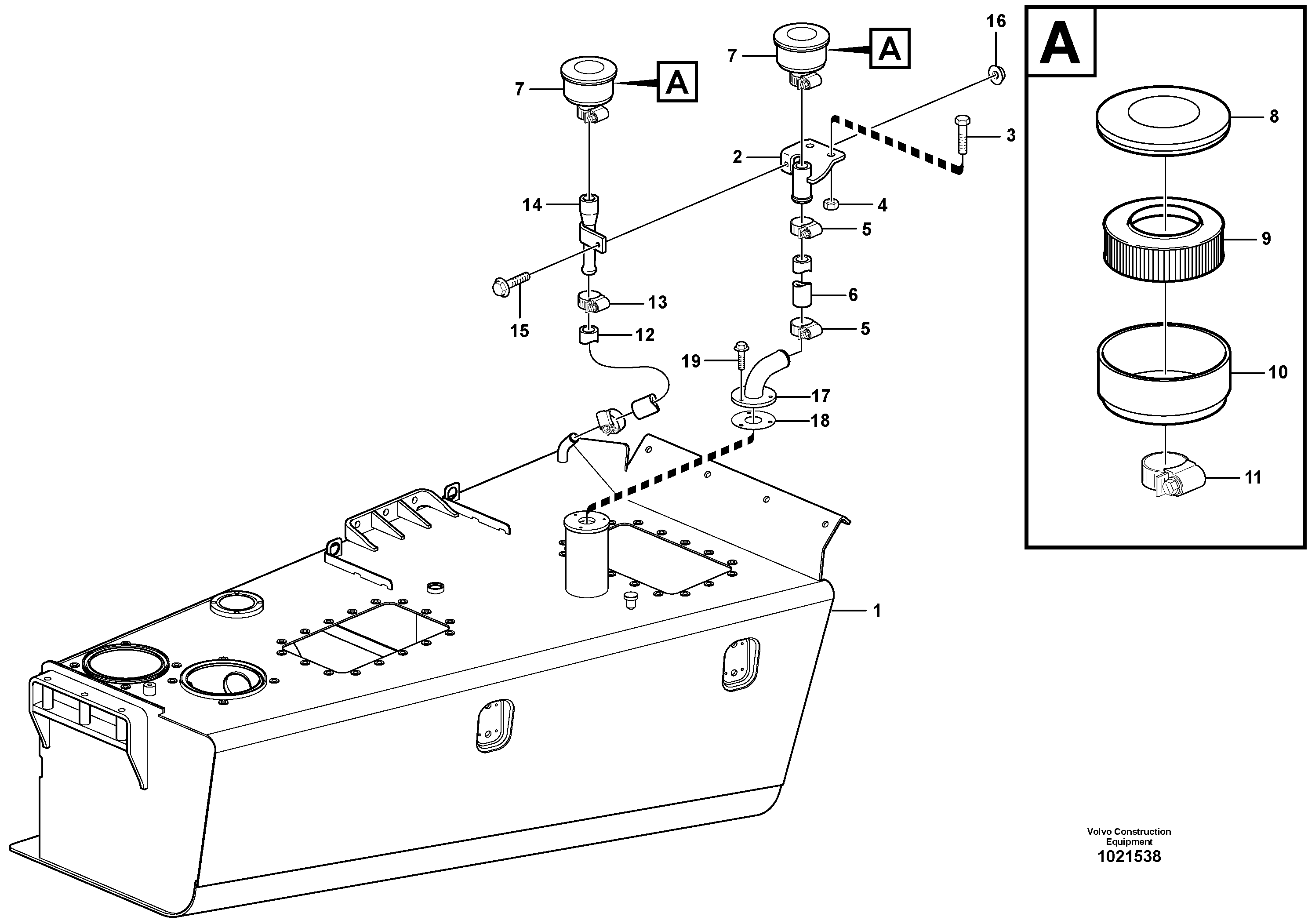 Filler Valve VOE11114514 VOLVO