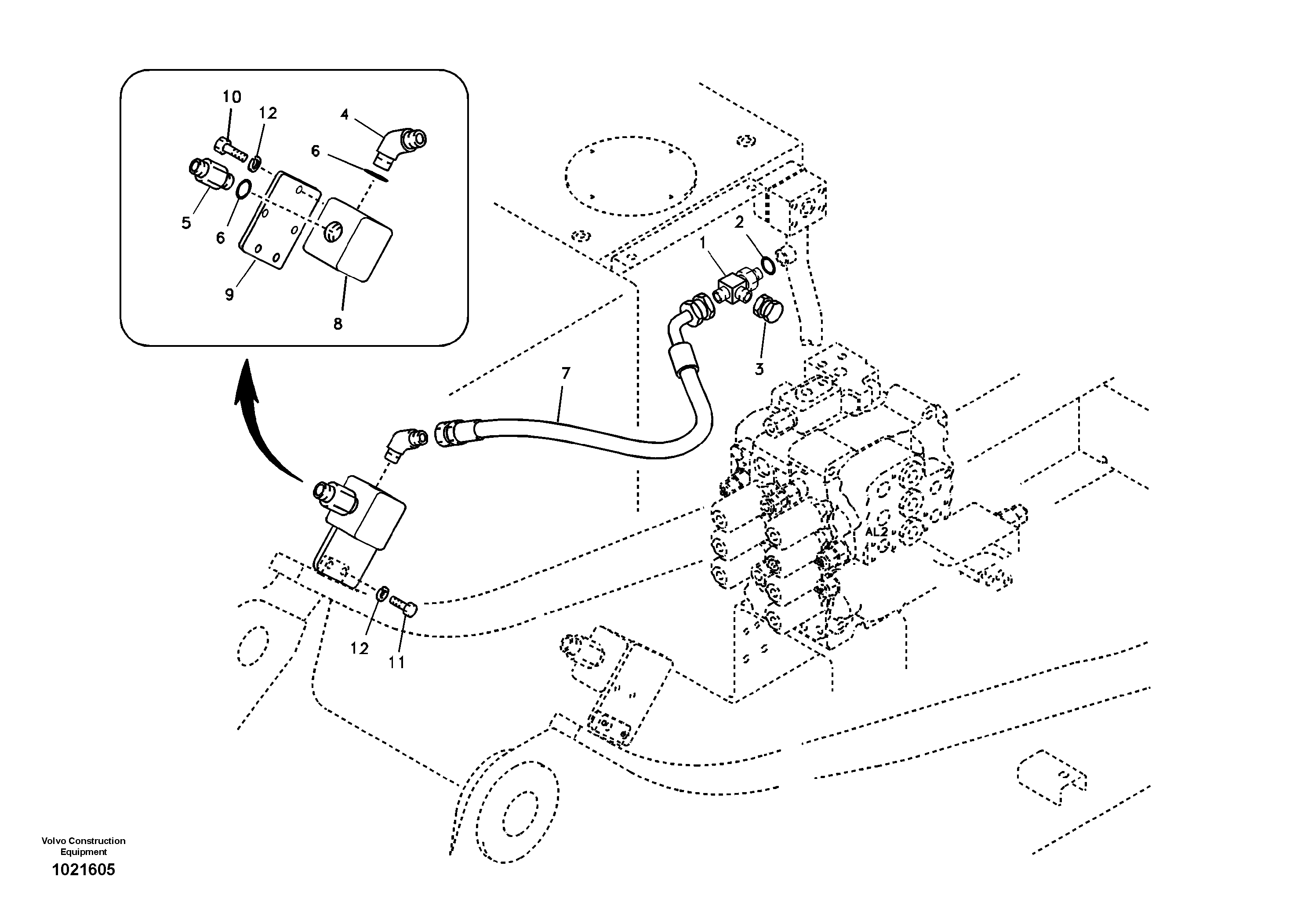 Timing gear casing SA9452-07219 VOLVO
