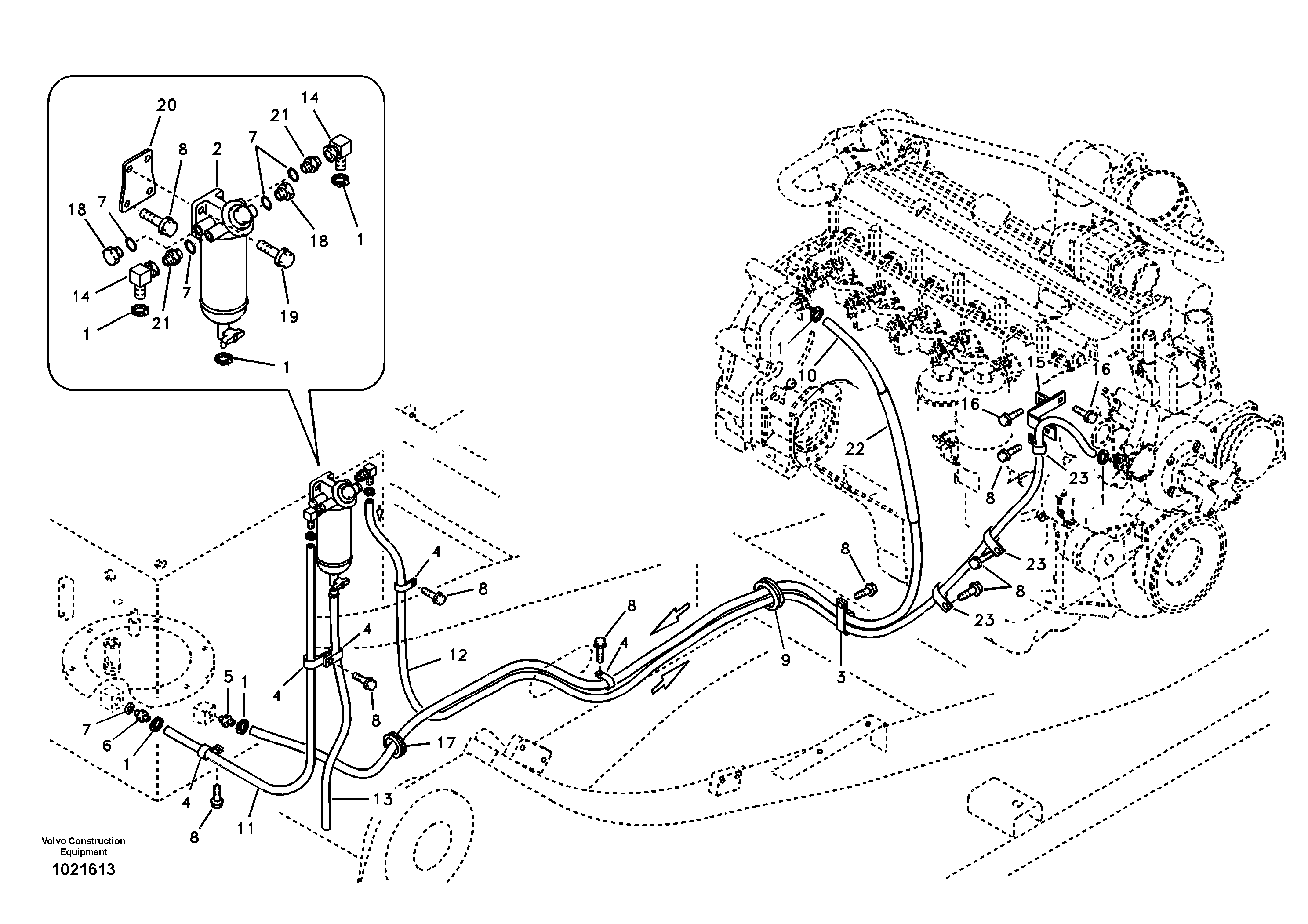 Seat frame VOE14530855 VOLVO