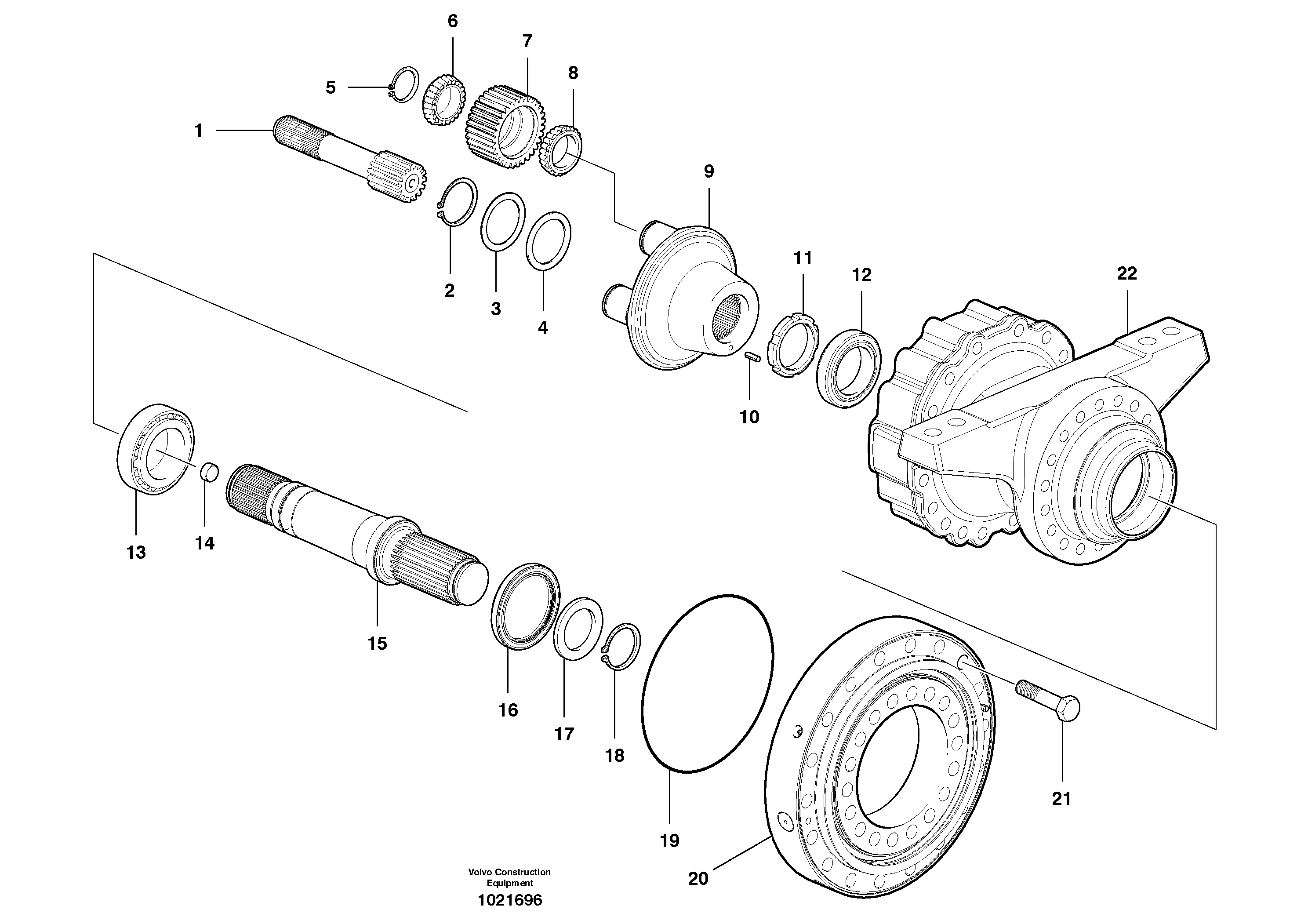 Piston pump VOE12743114 VOLVO