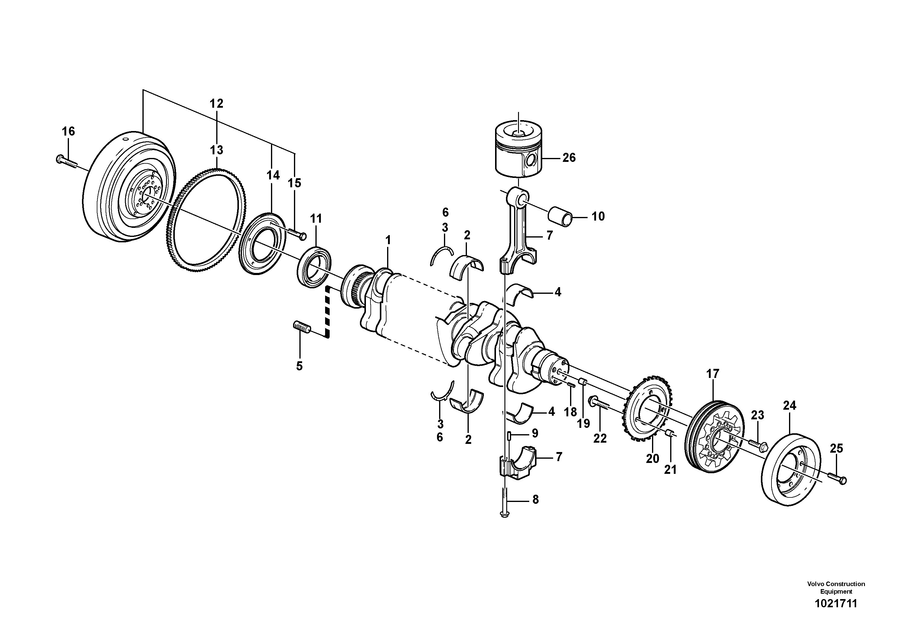 Snap Ring VOE20516985 VOLVO
