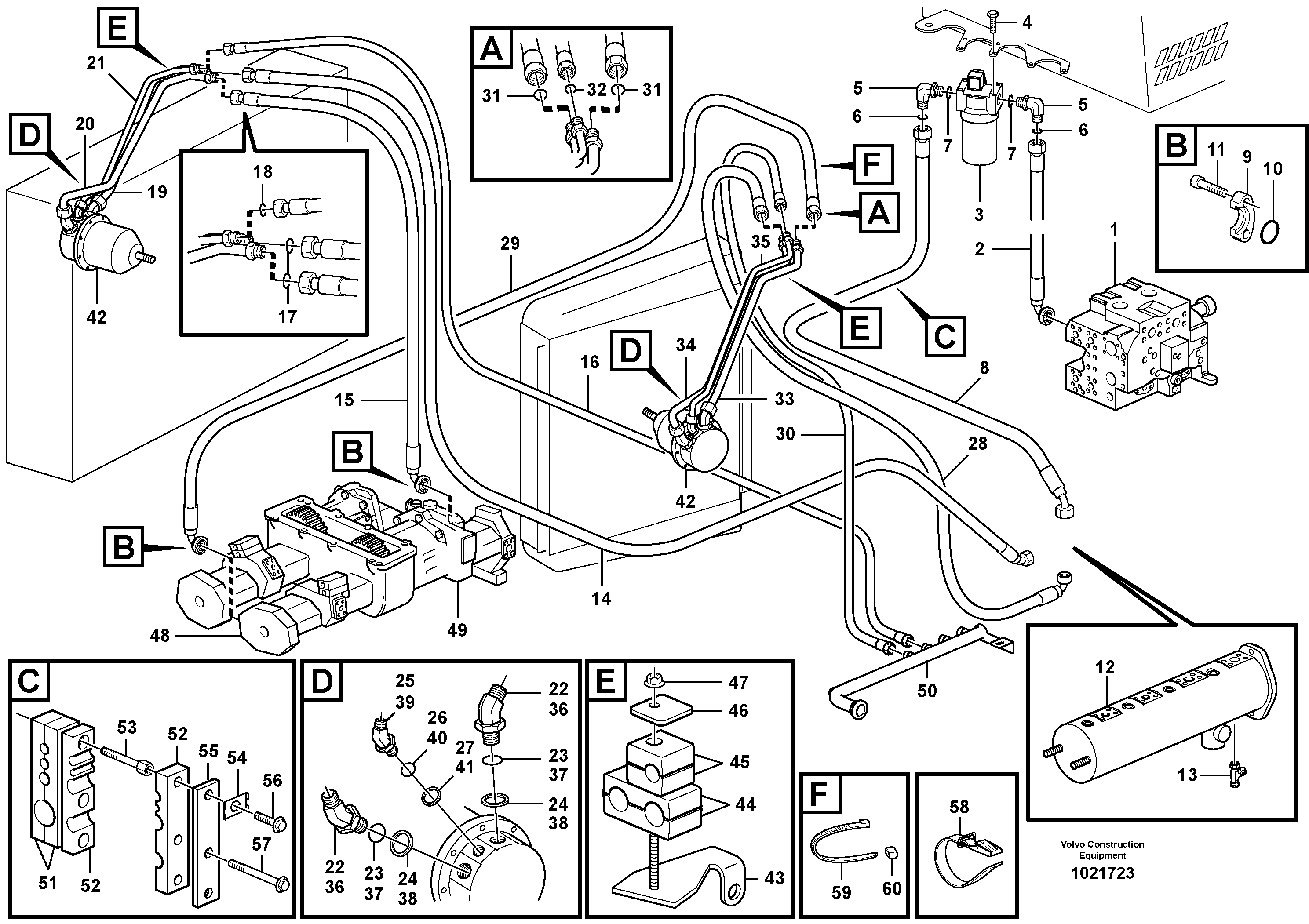 Timing gear casing VOE936892 VOLVO