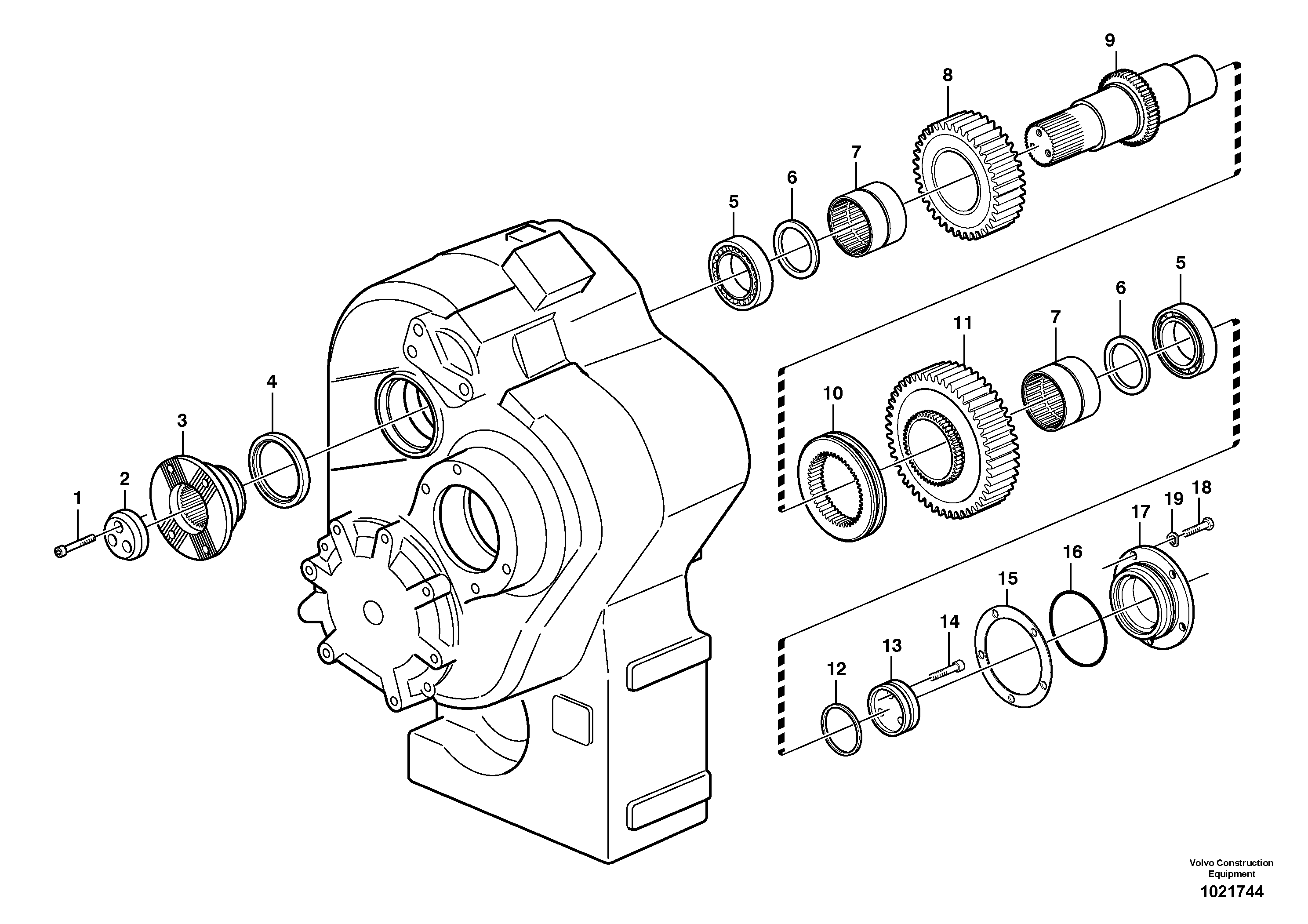 Ndl Roller Brg VOE11036902 VOLVO