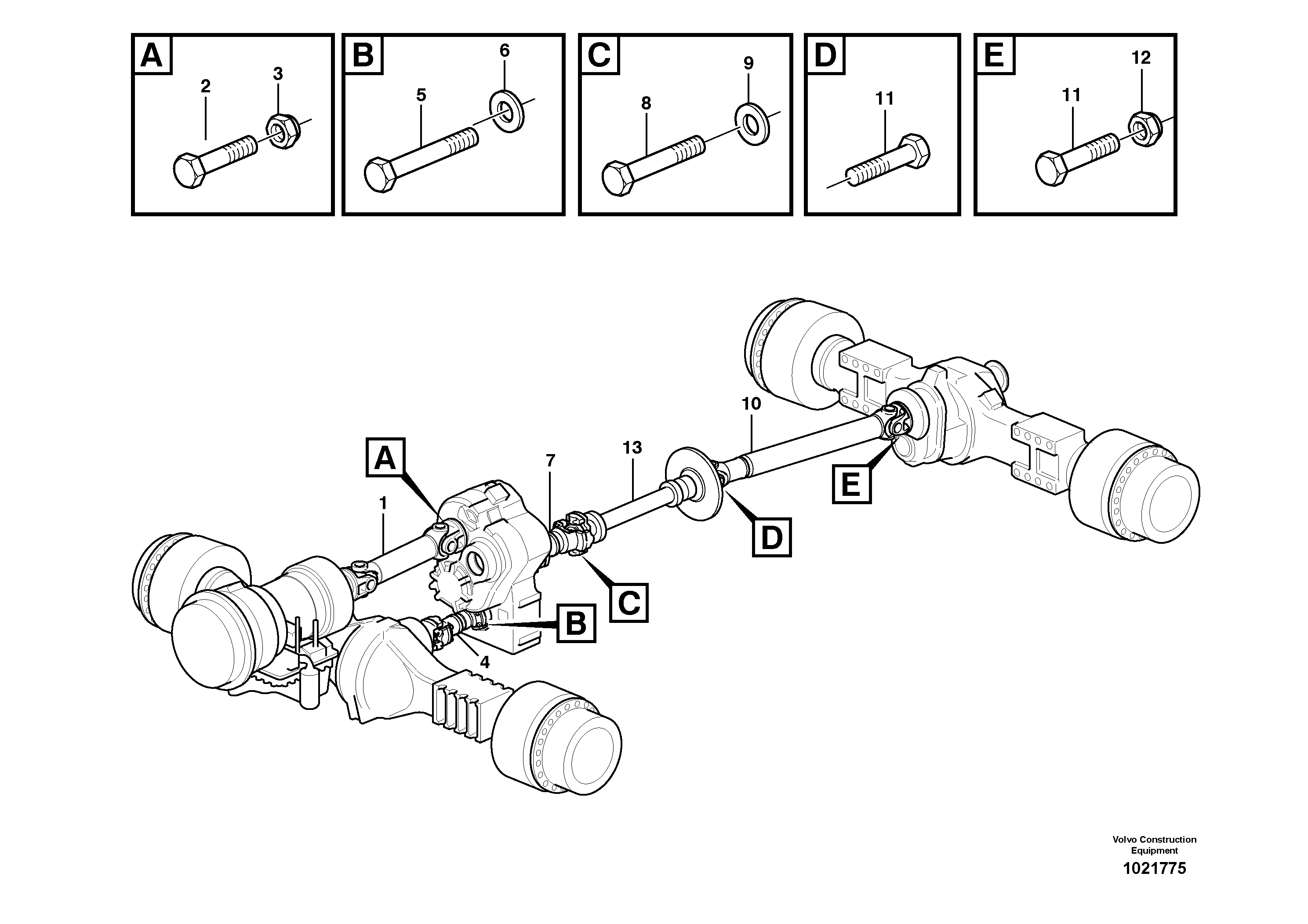 Mounting rail VOE970926 VOLVO