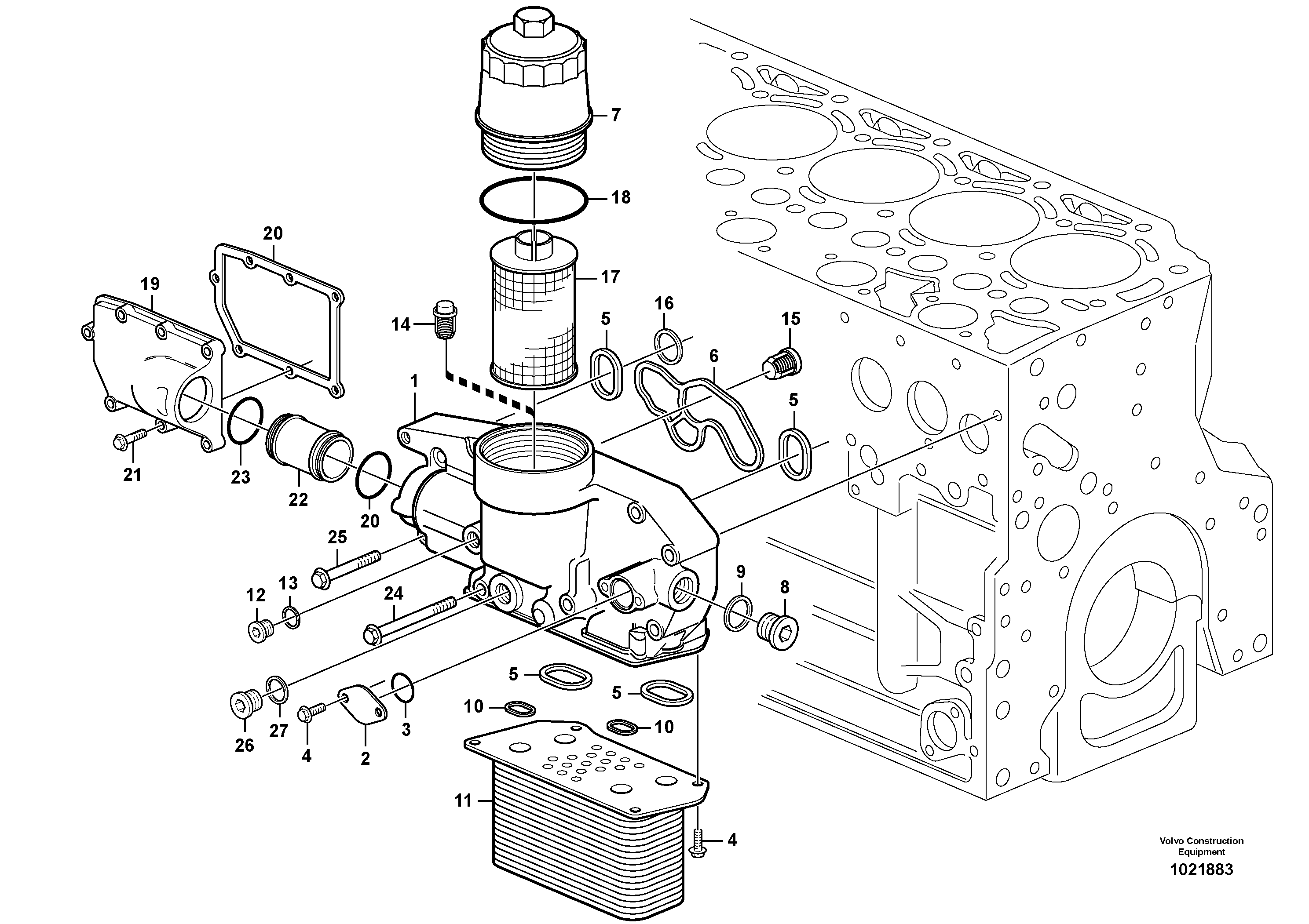 Frame, Lh VOE20796351 VOLVO