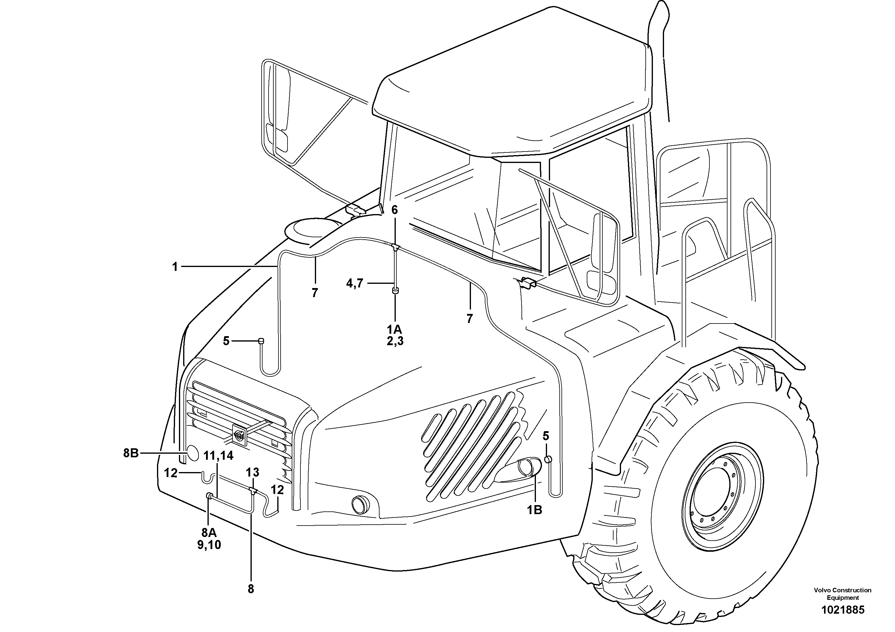 Support Section VOE3963409 VOLVO