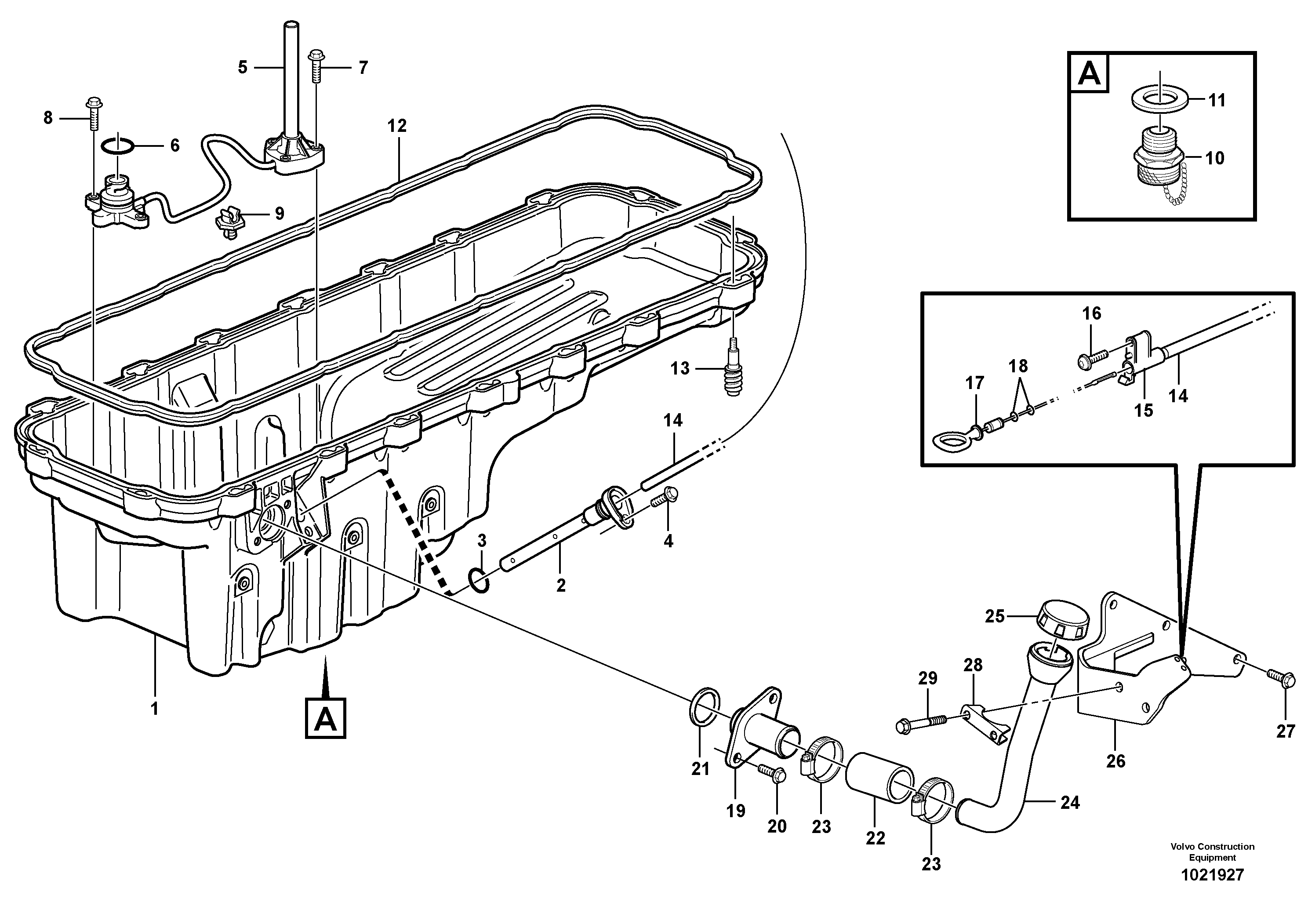 Oil Pan VOE22303538 VOLVO