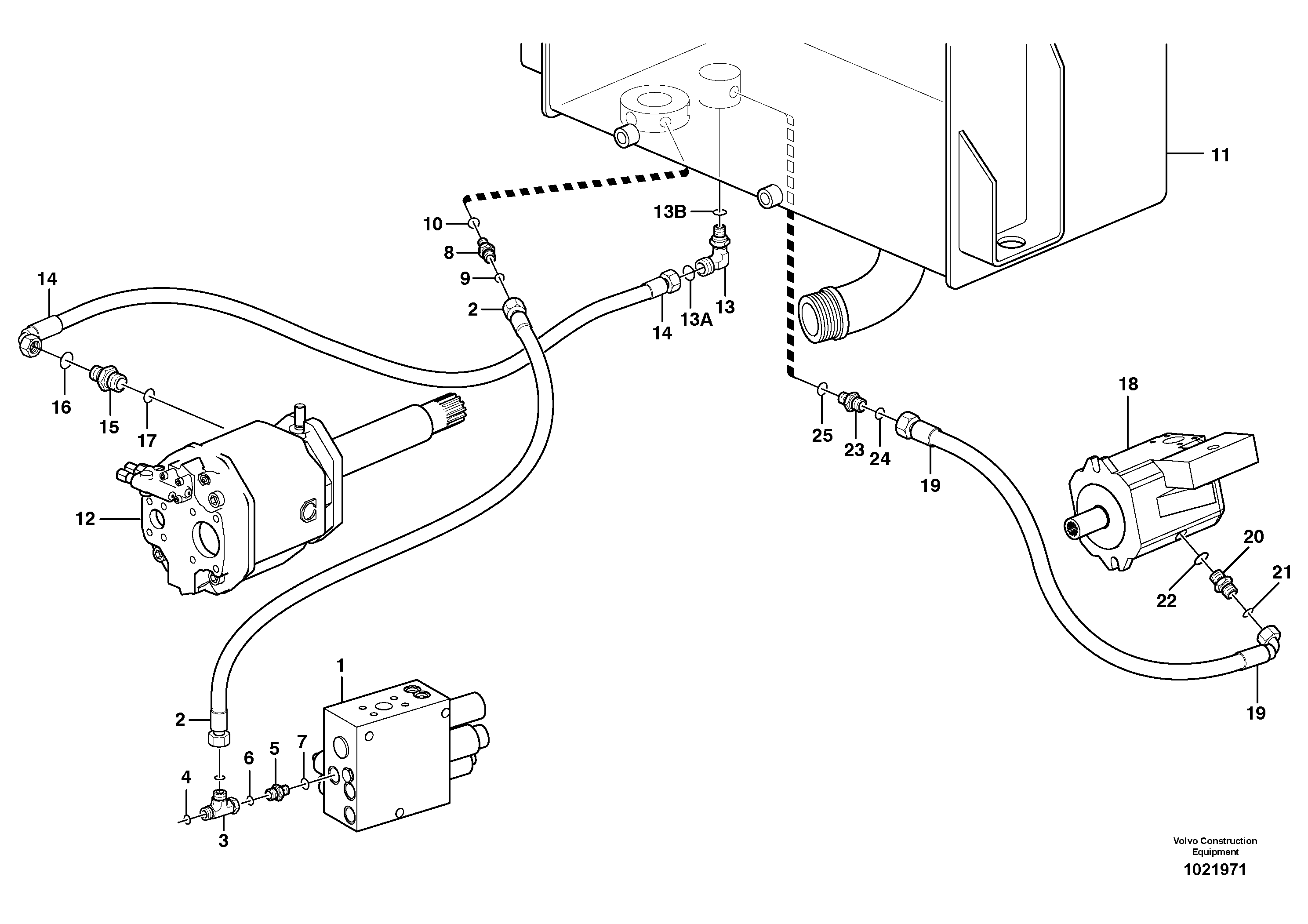Timing gear casing VOE11411686 VOLVO