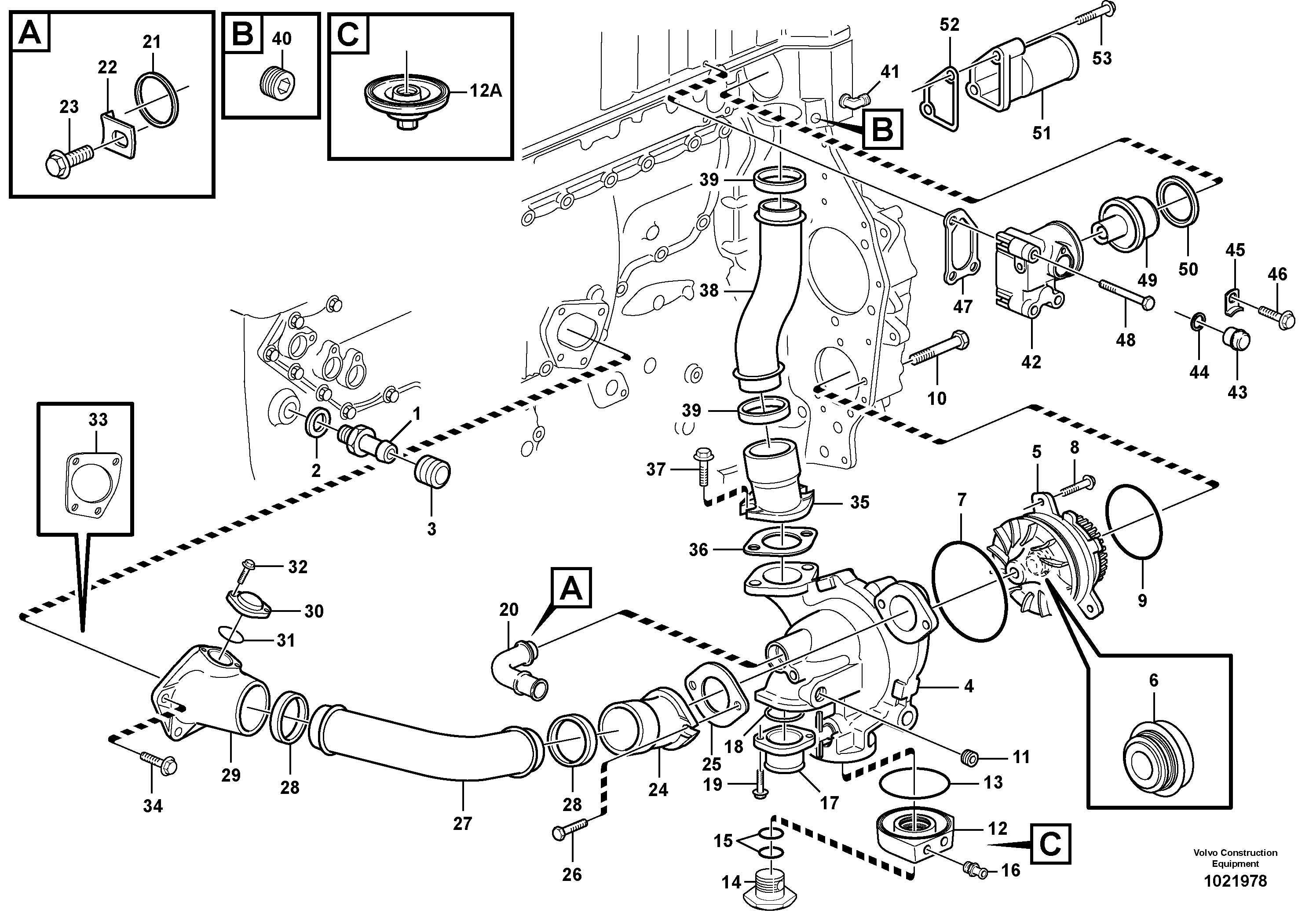 Spr Tensioner VOE20734267 VOLVO
