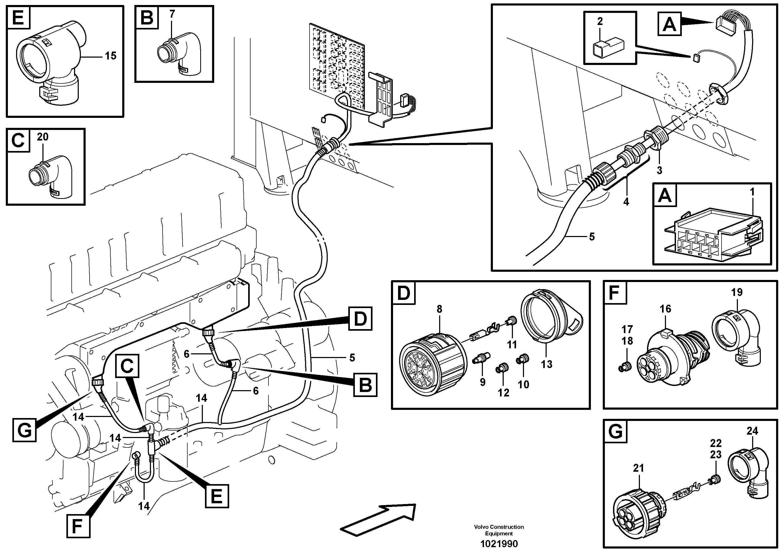 Rubber cushion VOE11171547 VOLVO
