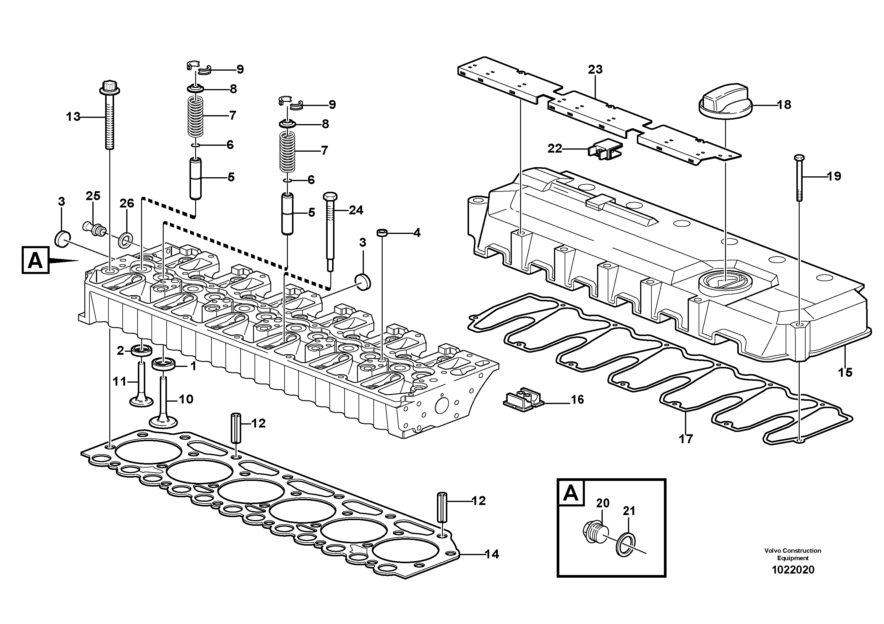 Power Cylinder VOE20417380 VOLVO