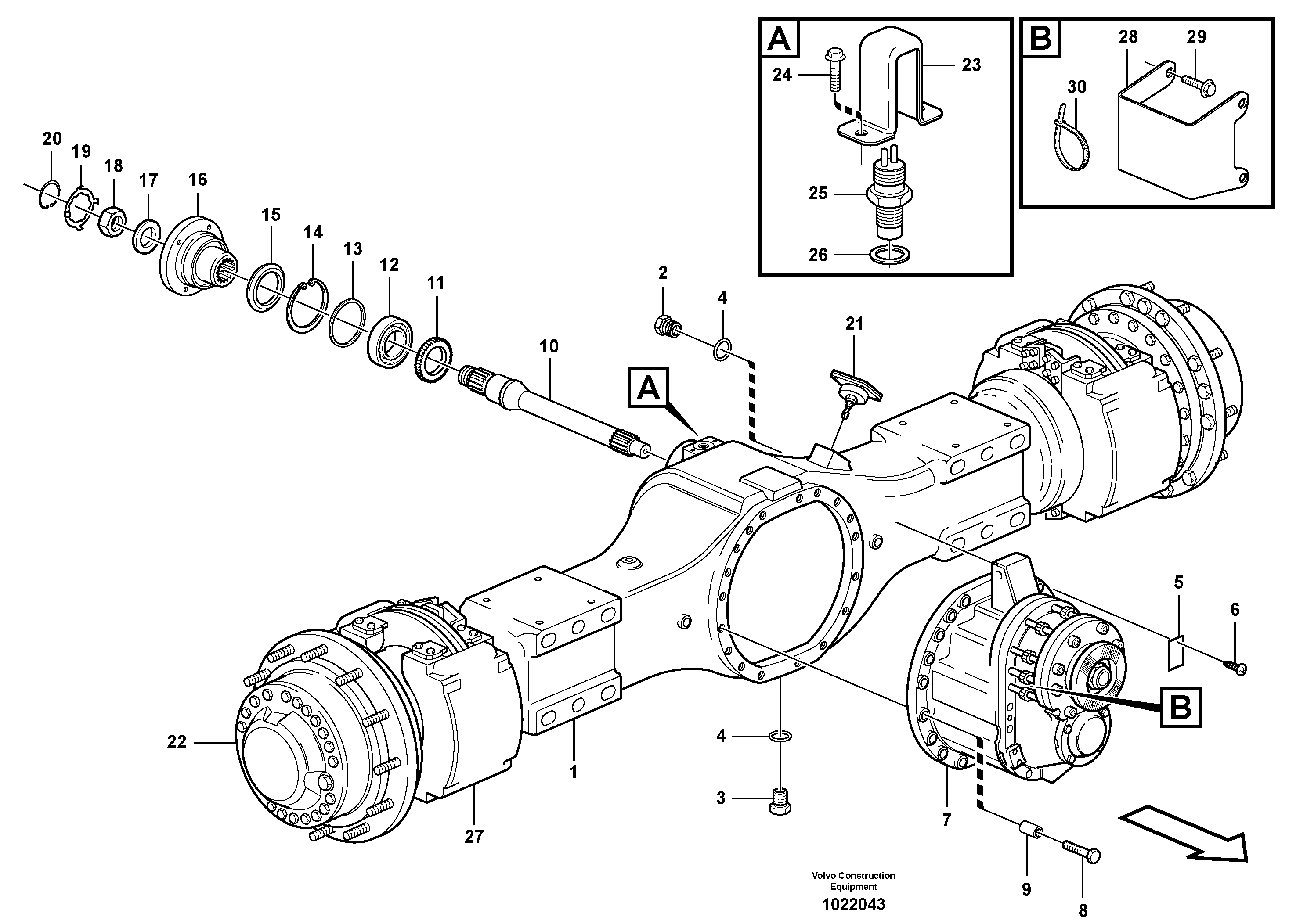 Индикатор направления VOE11103059 VOLVO