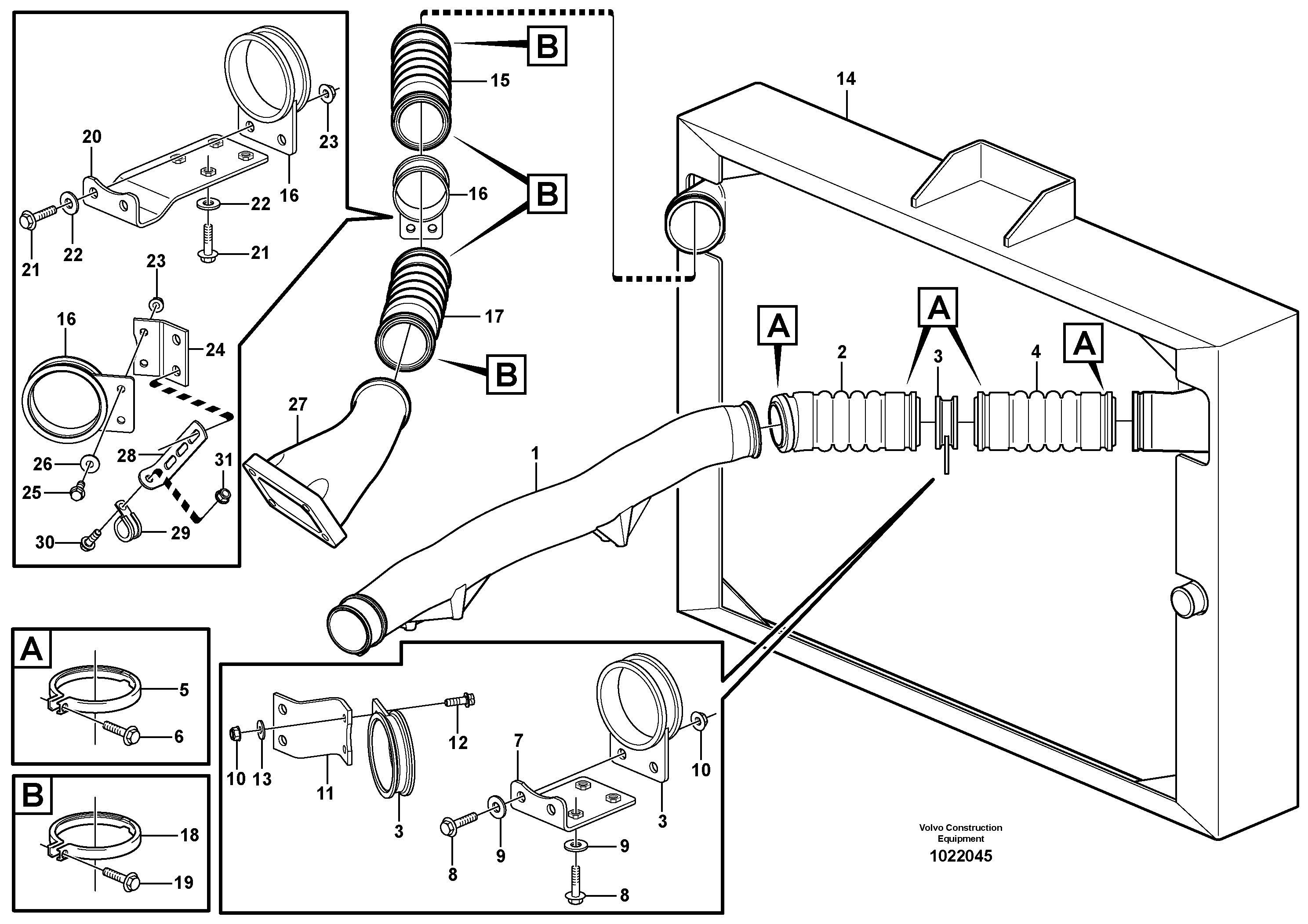 Connector Kit VOE11445095 VOLVO