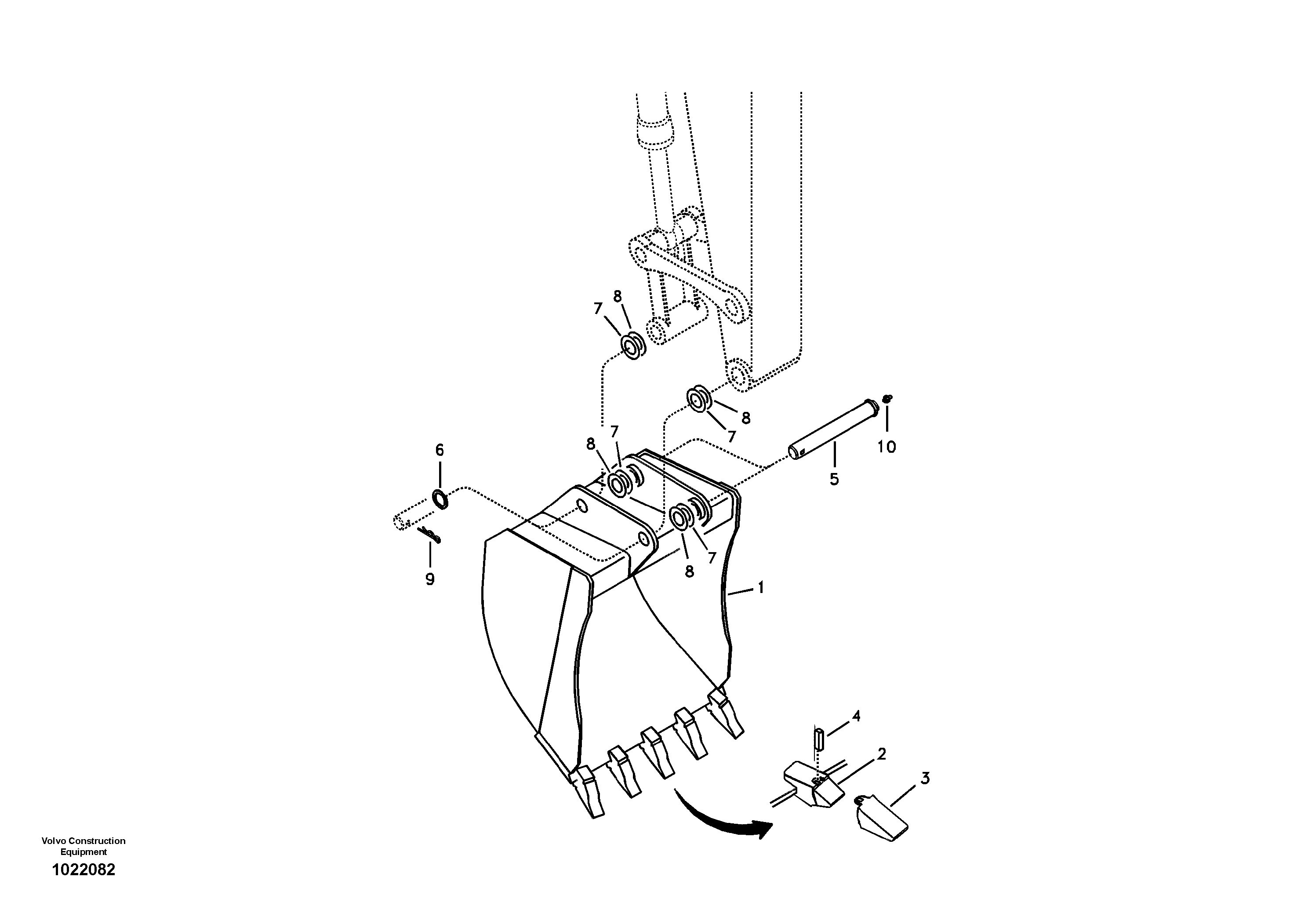 Cutting edge VOE11804050 VOLVO