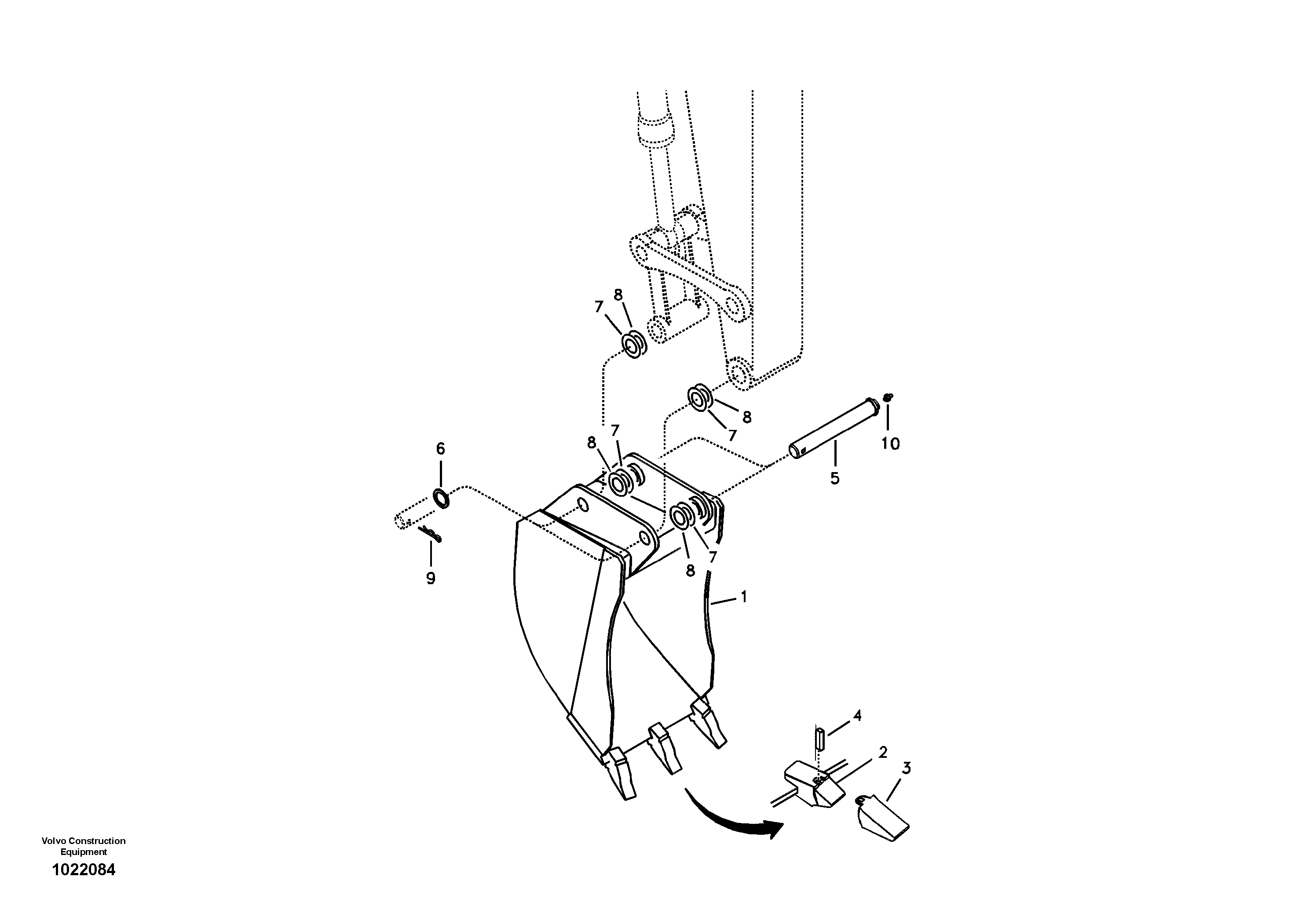 Cutting edge VOE11804046 VOLVO