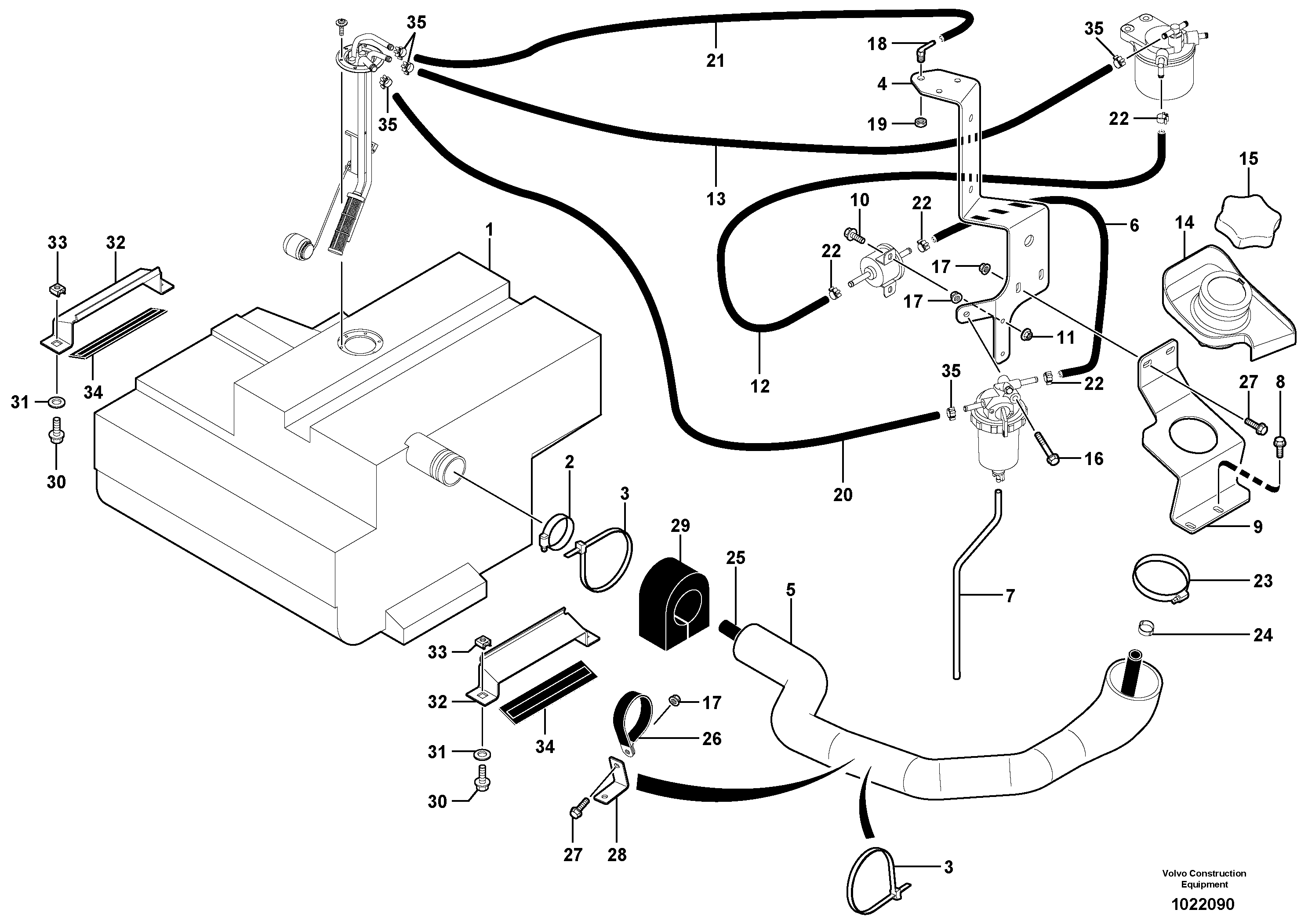 Fuel miser valve VOE11806863 VOLVO