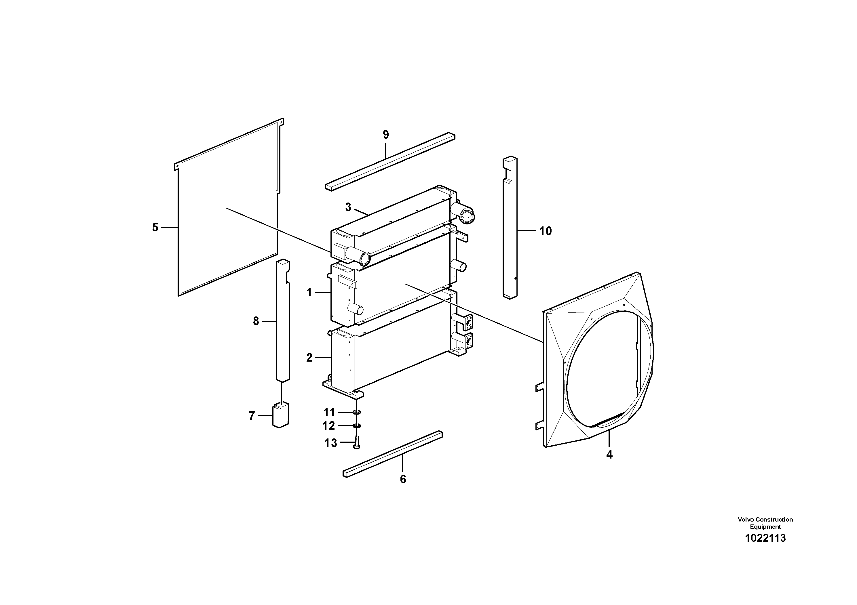 Решетка динамика VOE14548409 VOLVO