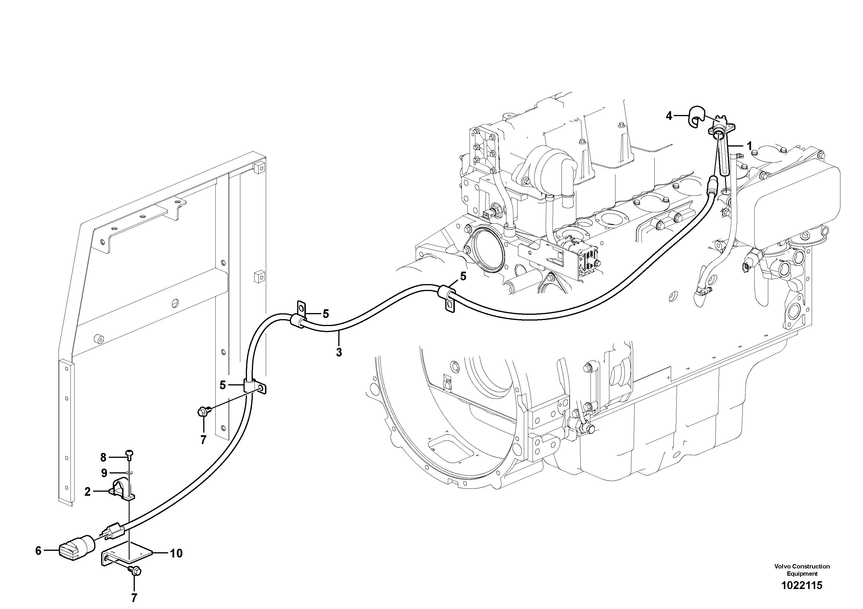 Seat frame VOE14536984 VOLVO