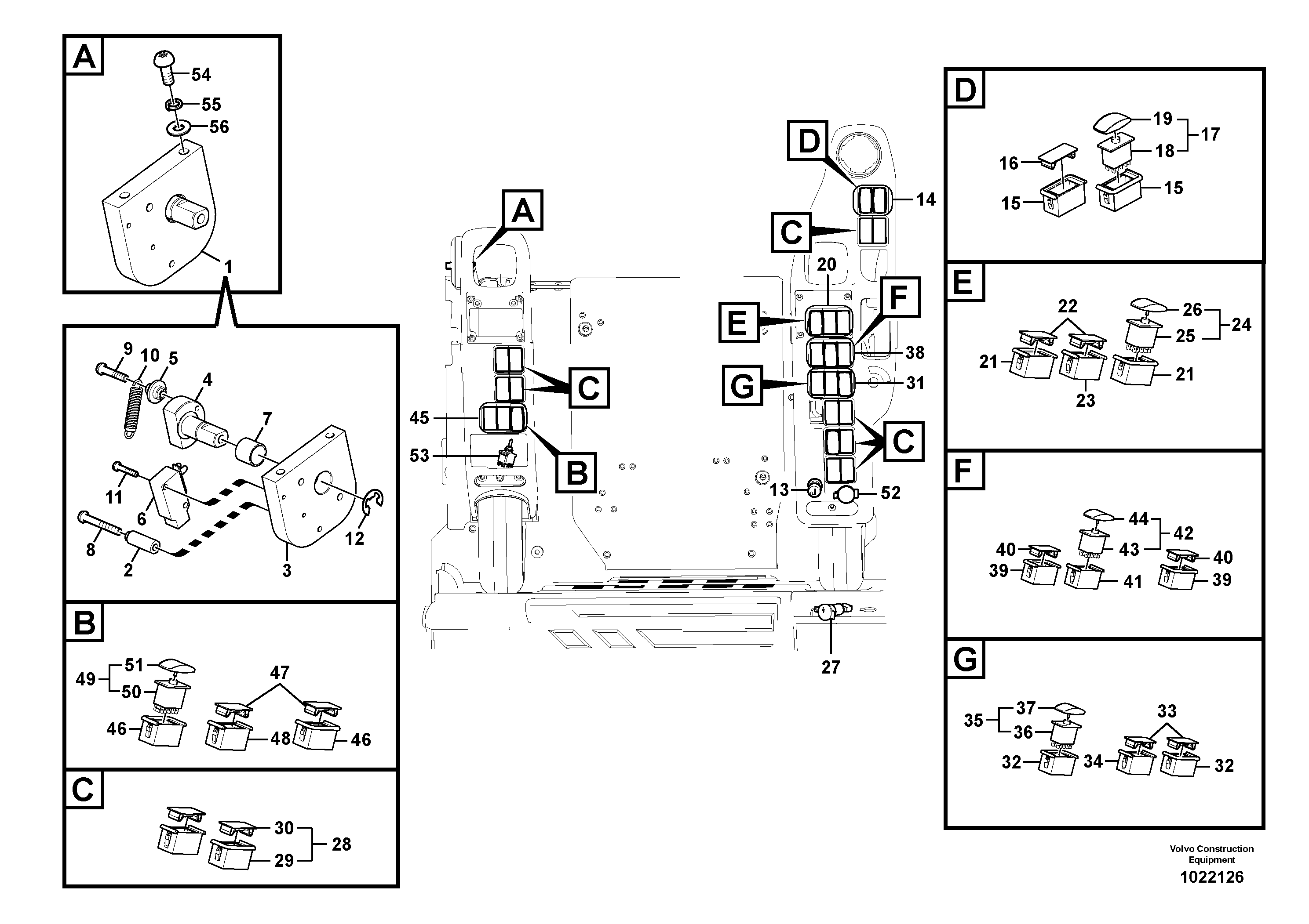 Switch RM/VOE14531842 VOLVO