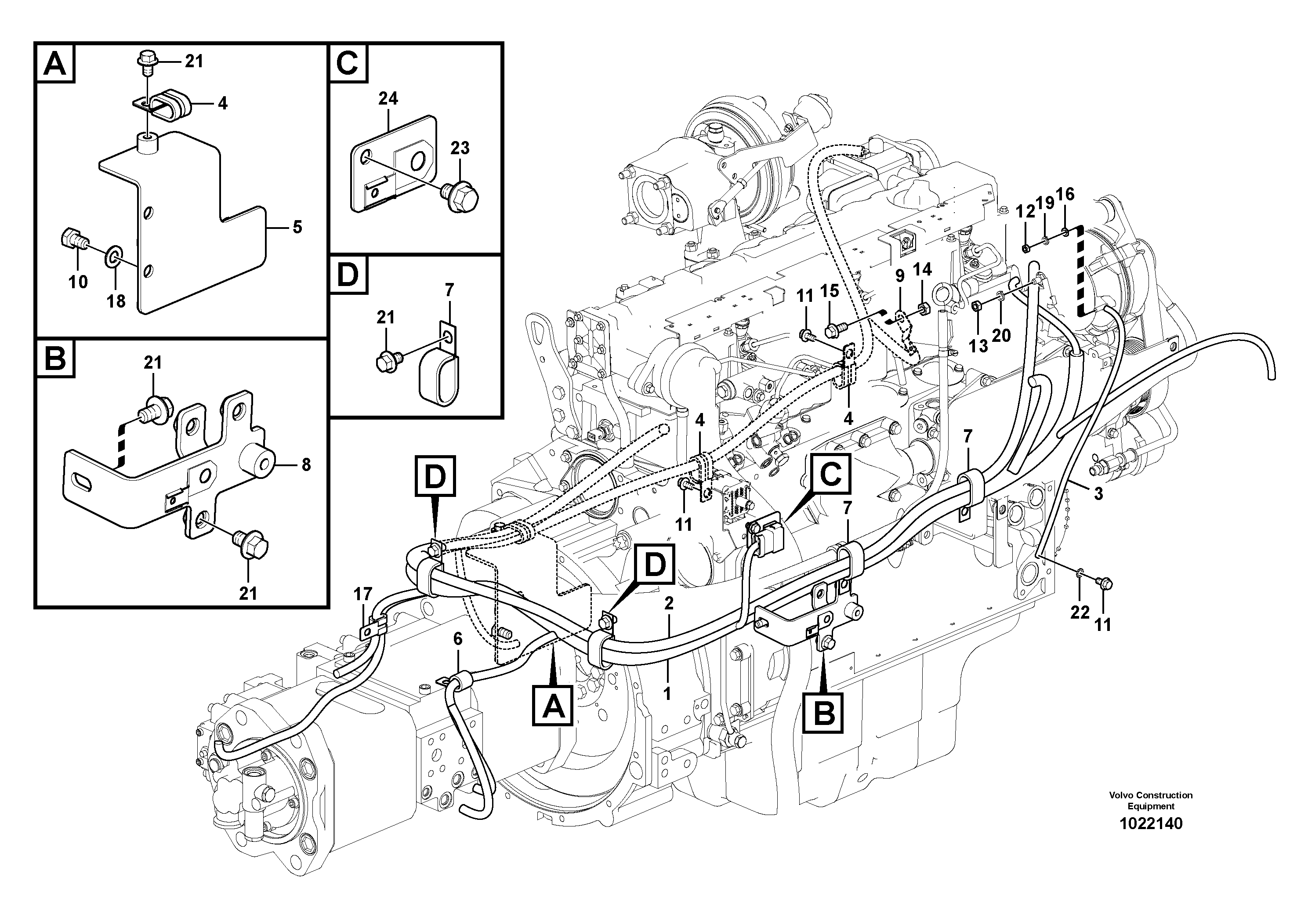 Support Leg VOE14552491 VOLVO