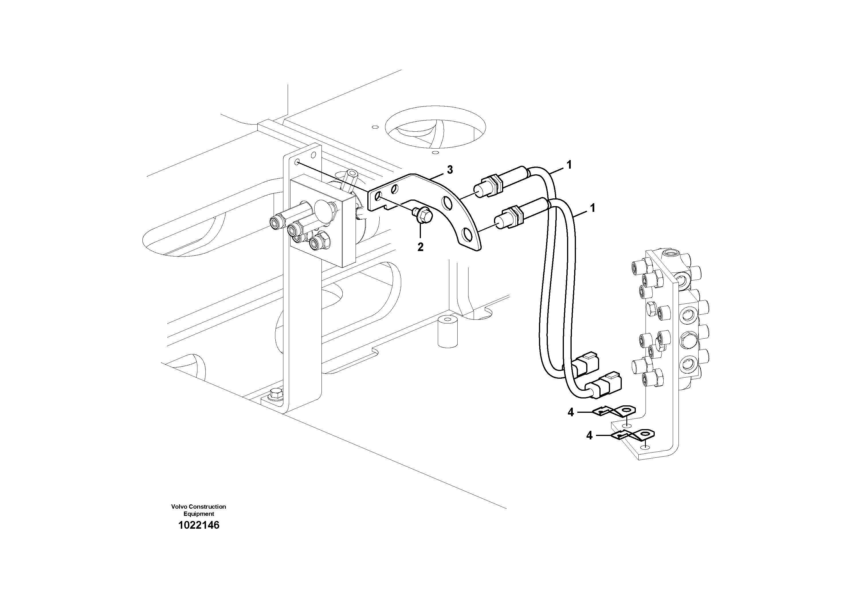 Seat frame VOE14533554 VOLVO