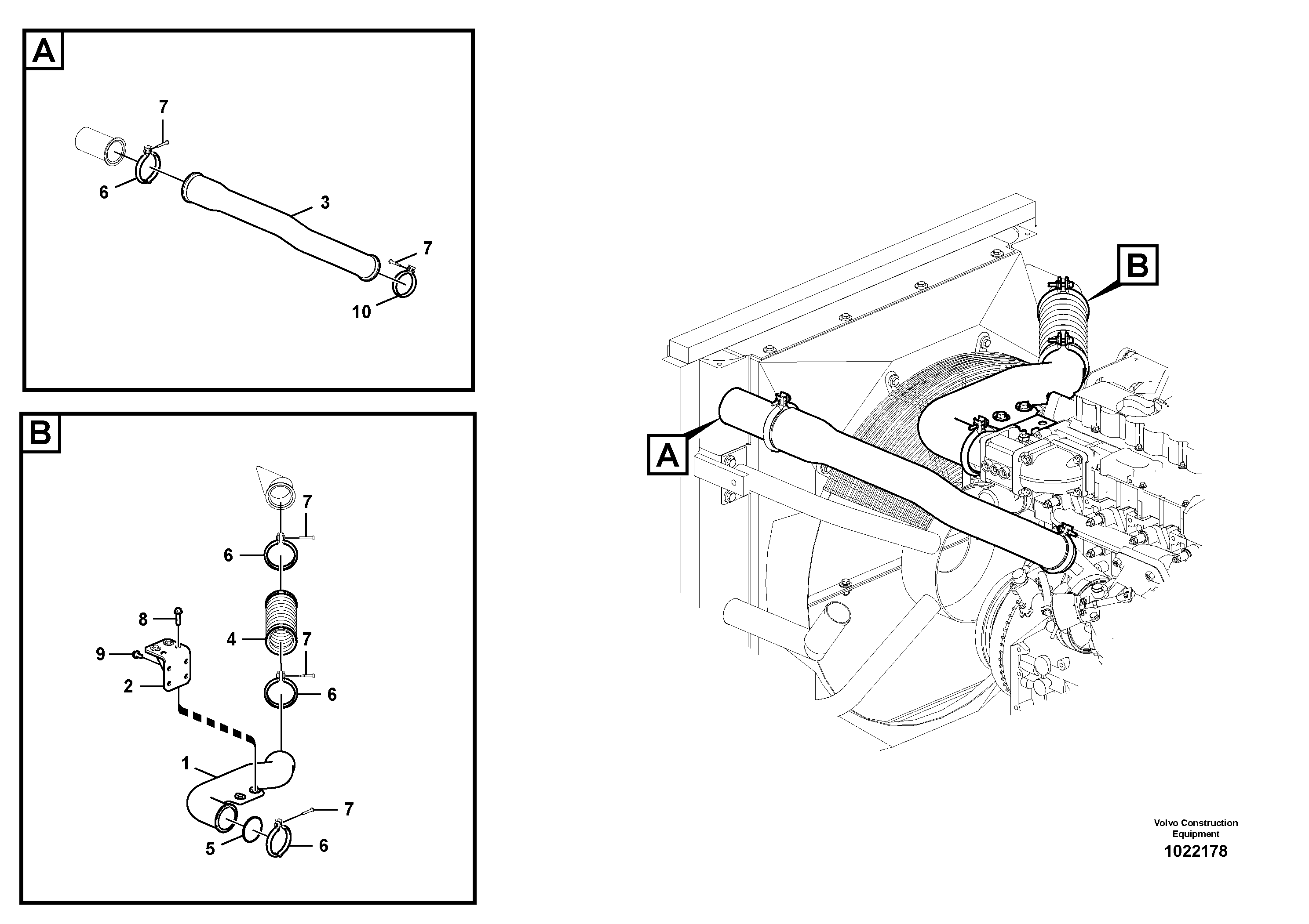 Bracket VOE14535622 VOLVO