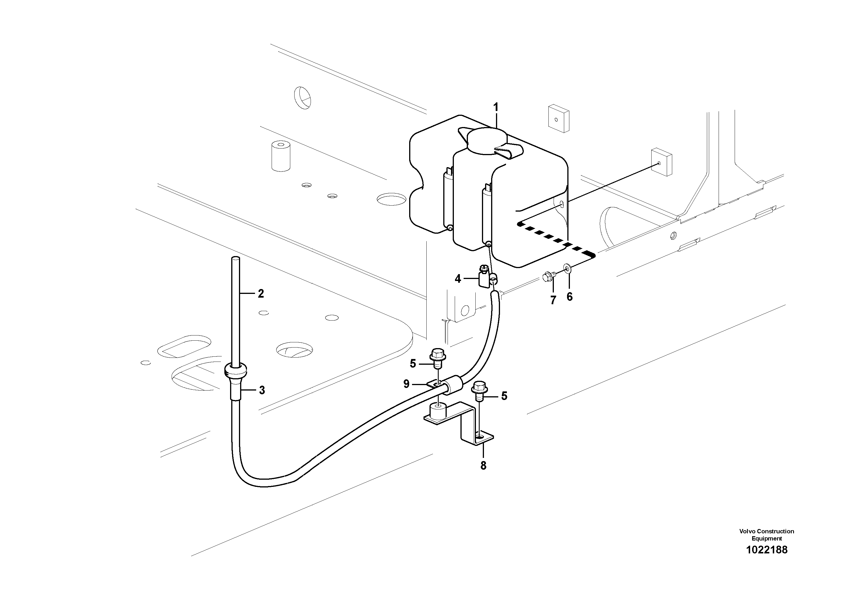 Seat frame VOE14523613 VOLVO