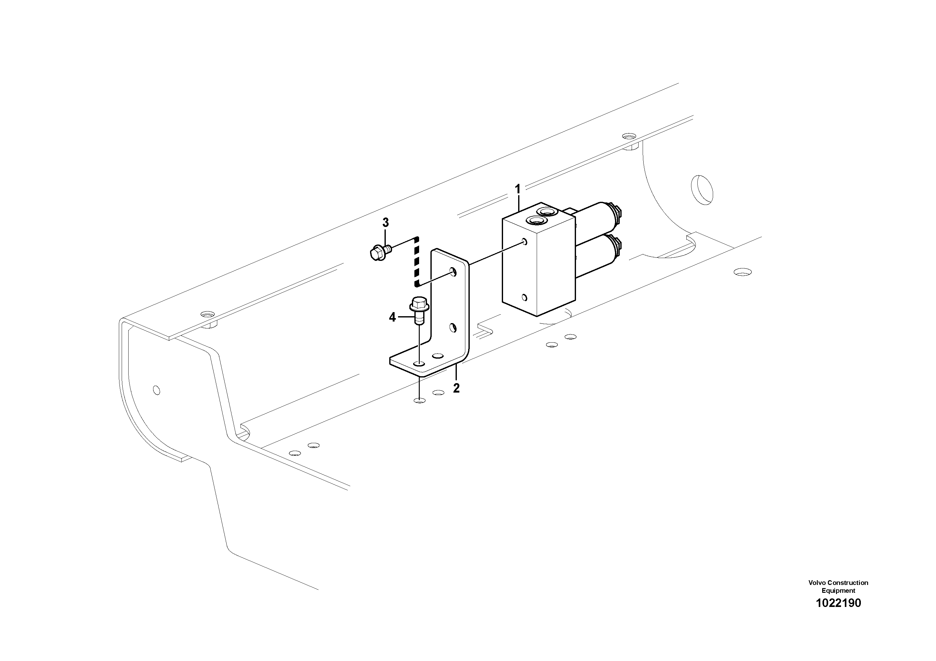 Seat frame VOE14549713 VOLVO