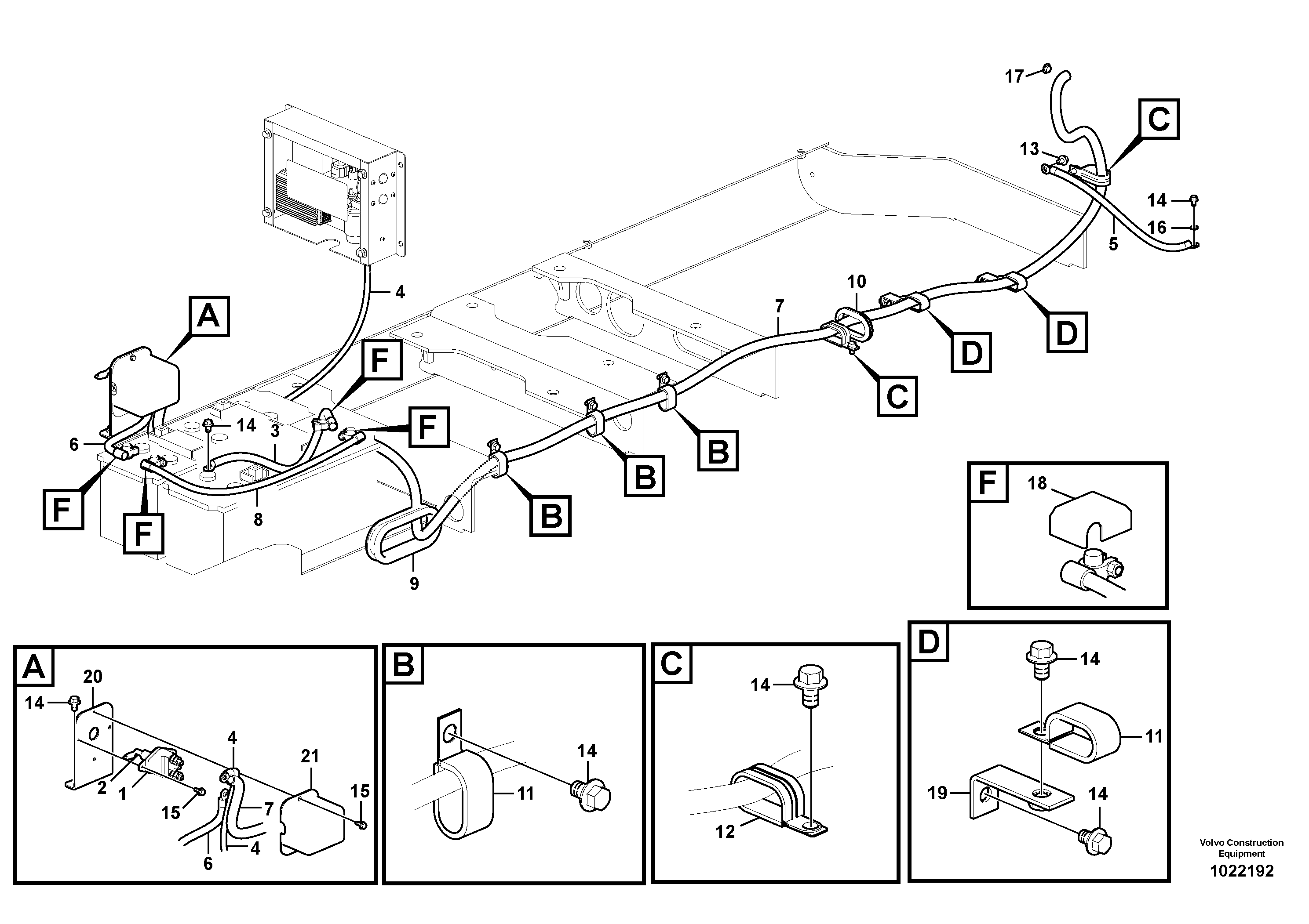 Bracket VOE14664530 VOLVO