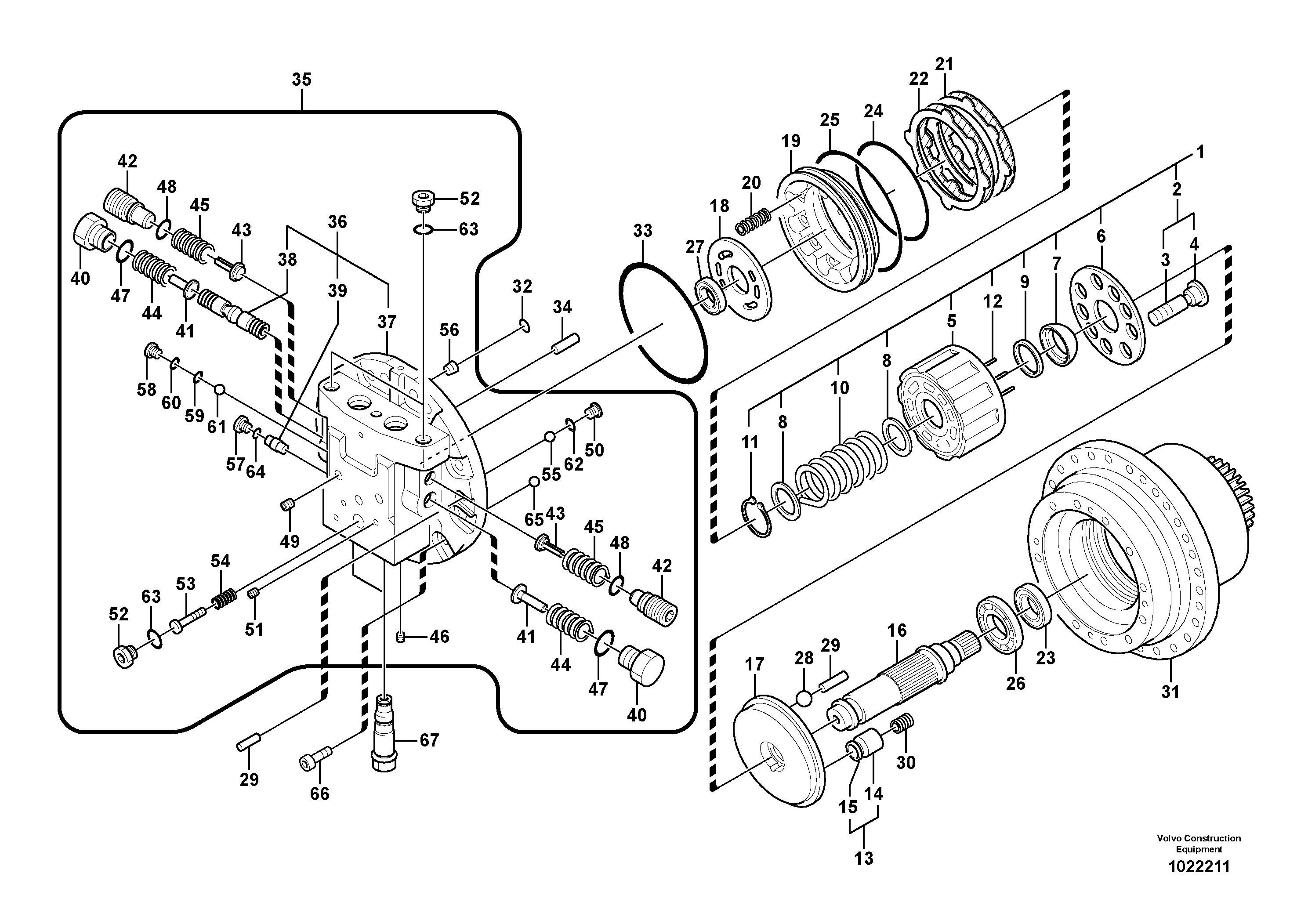 Front Cover SA8230-33080 VOLVO