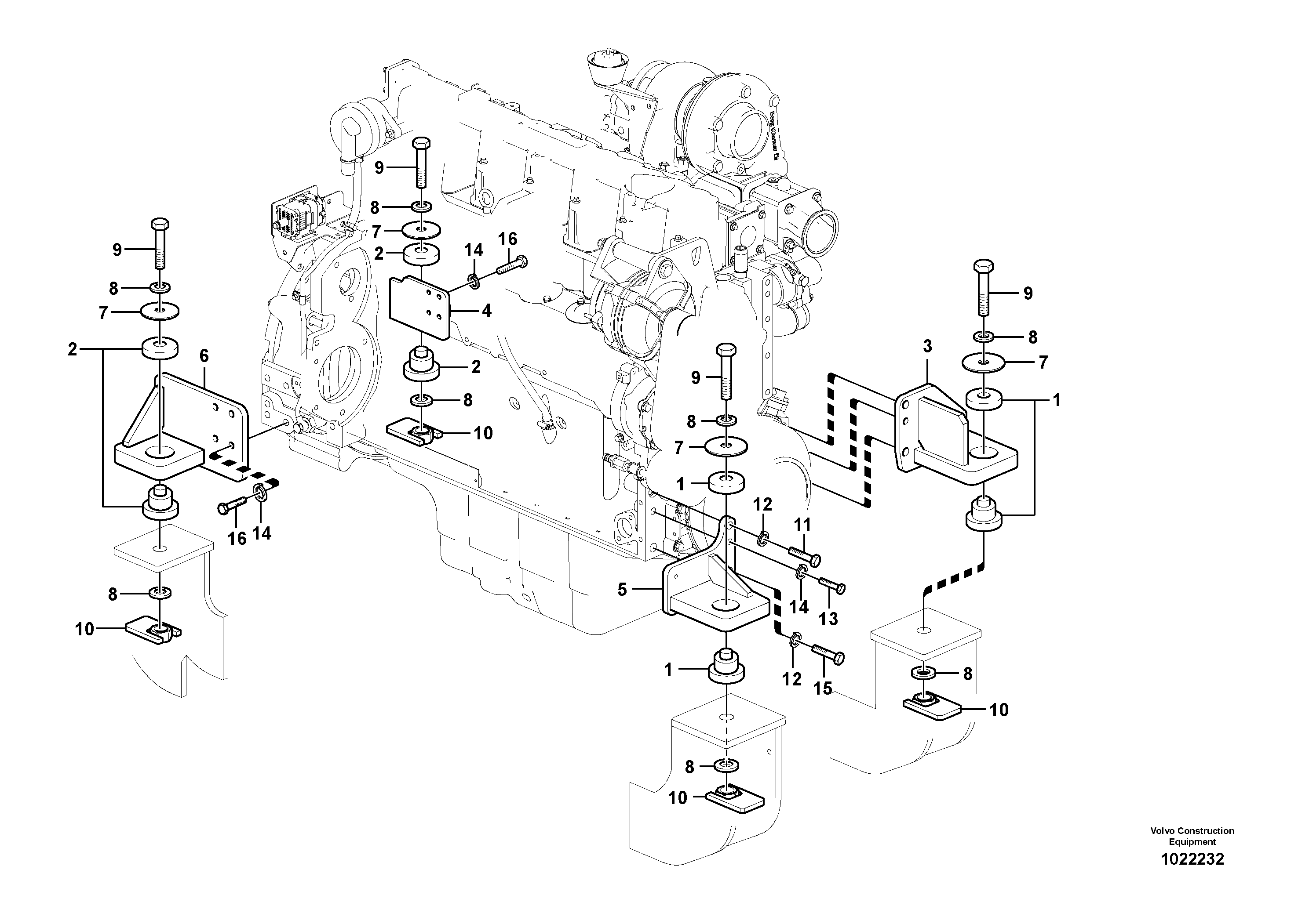 Bracket VOE14386227 VOLVO