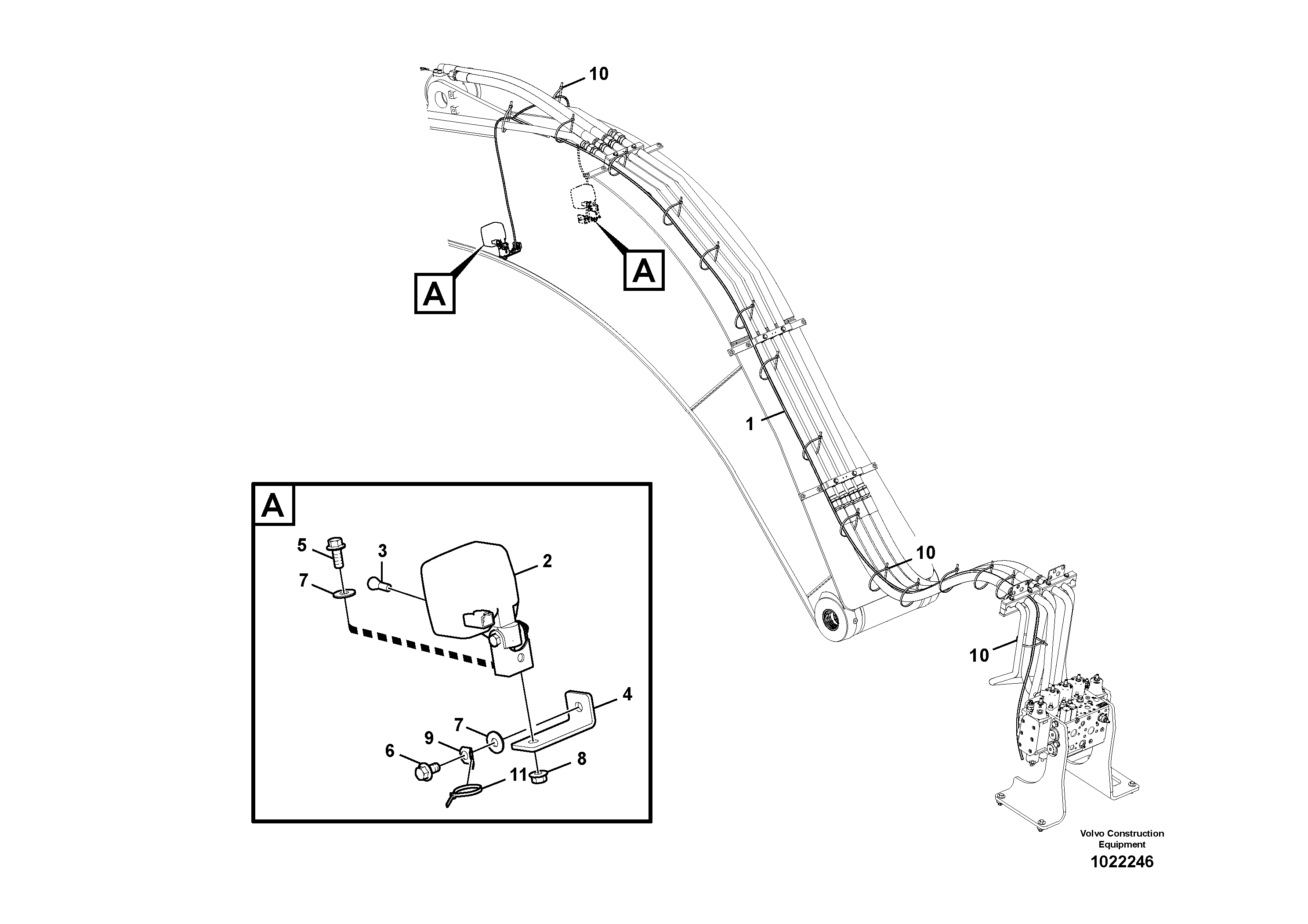 Support Leg VOE14600810 VOLVO