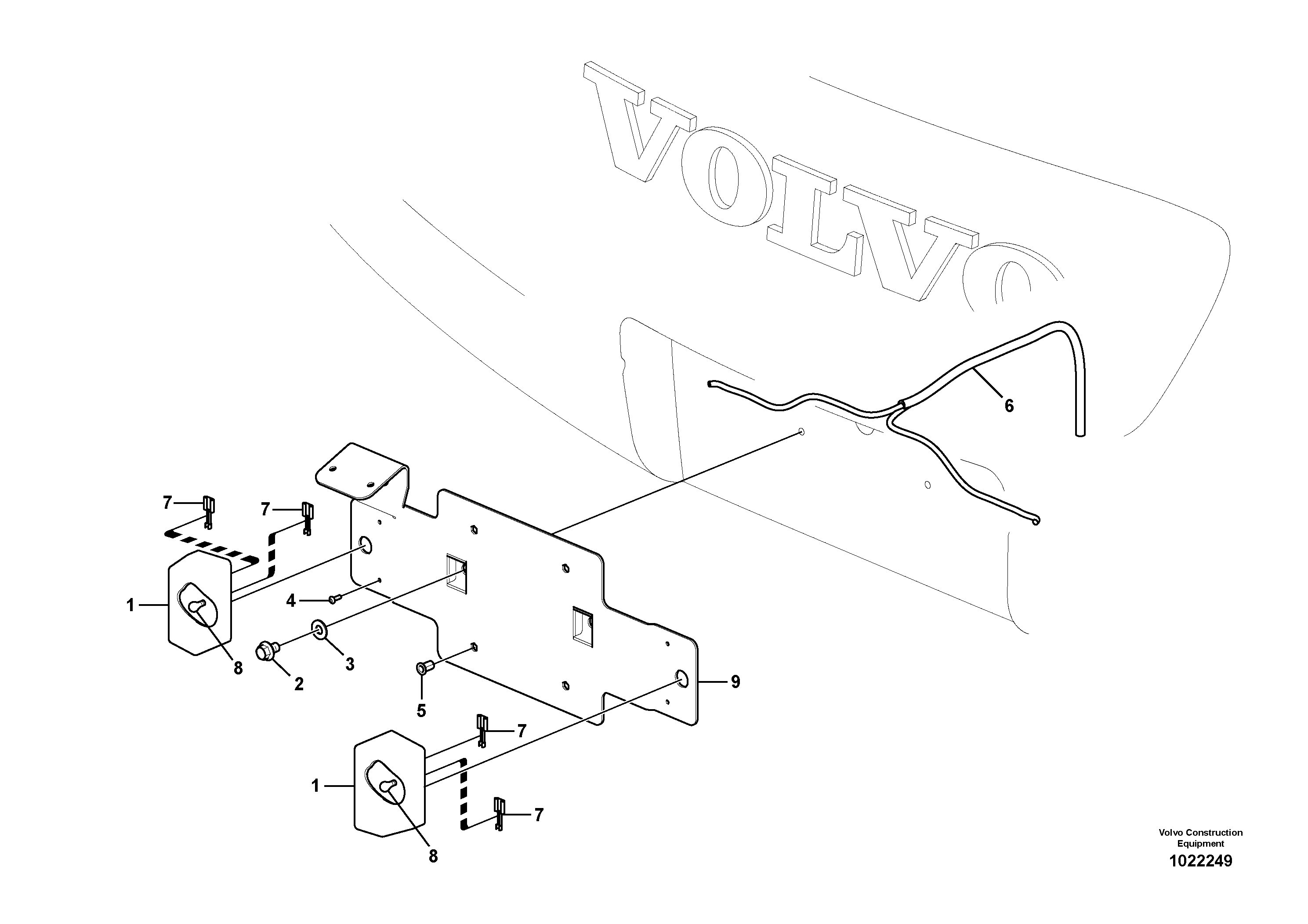 Led Display VOE949185 VOLVO