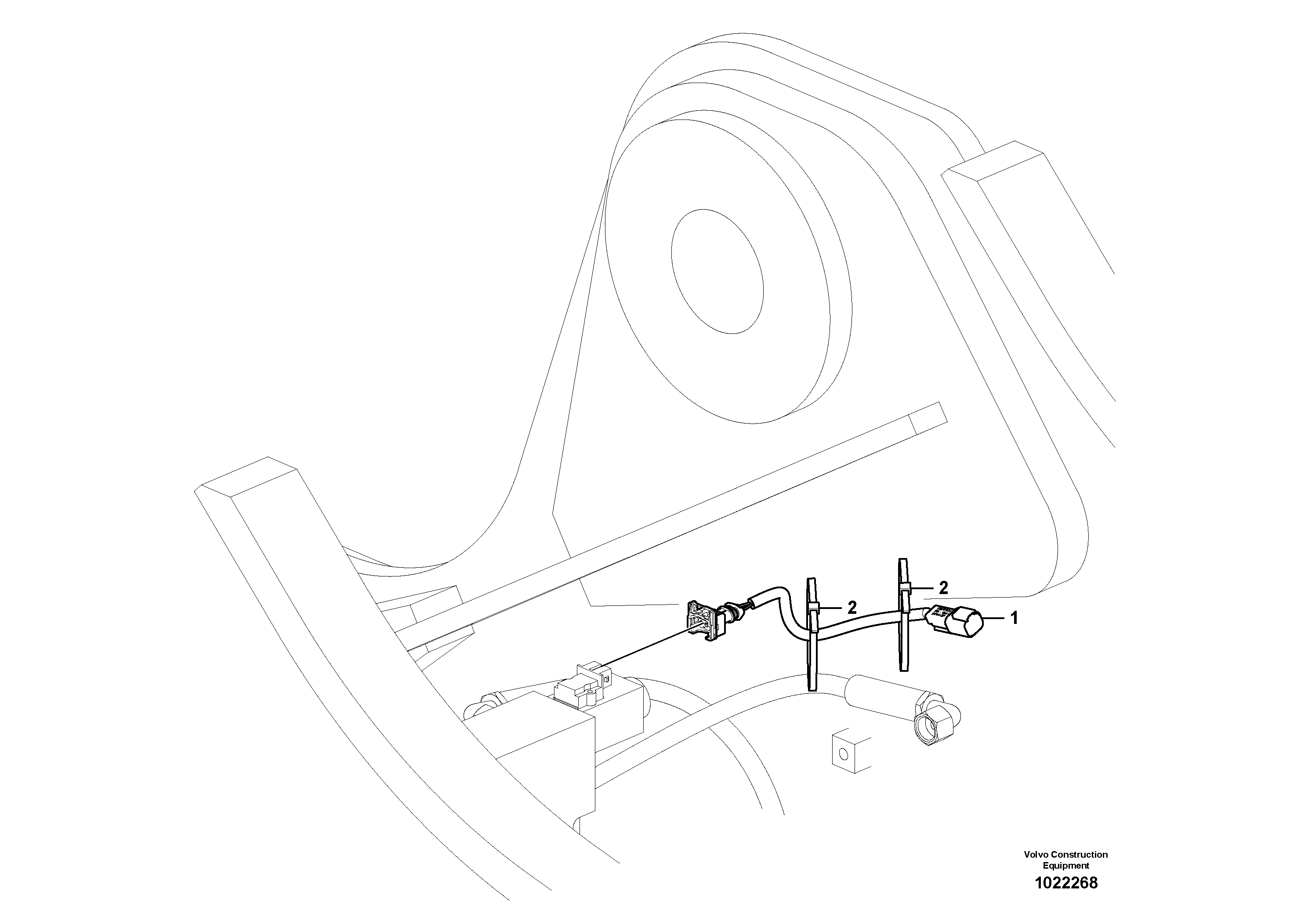 Cable harness VOE14387837 VOLVO