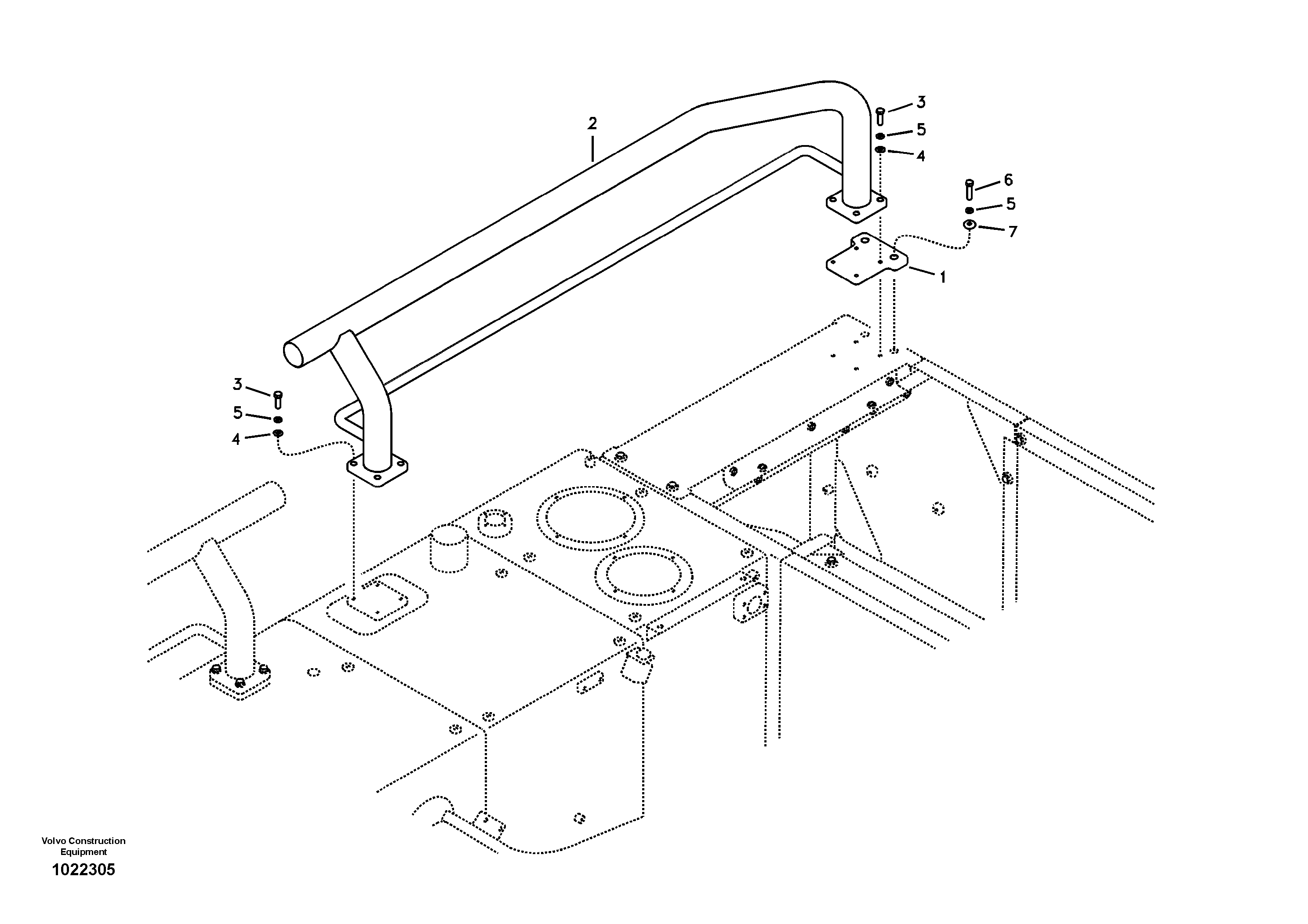 Bracket RM/VOE14547863 VOLVO