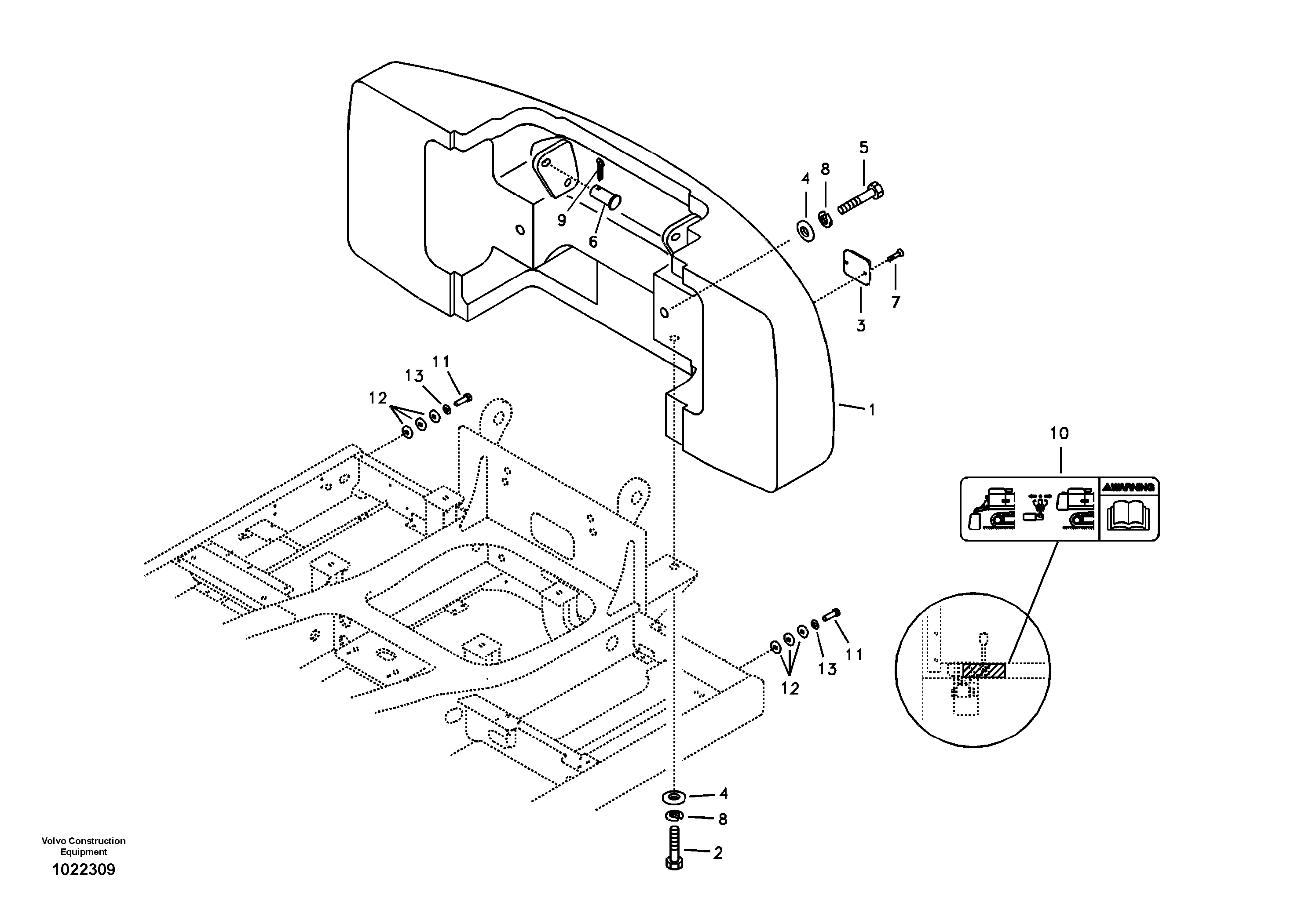 Counterweight VOE14503085 VOLVO