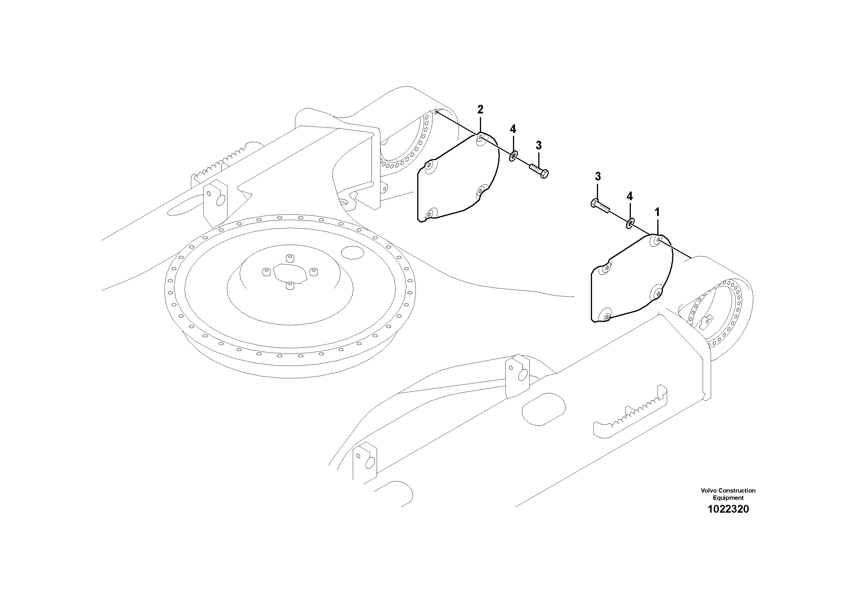 Маслоотражающее кольцо VOE14654256 VOLVO