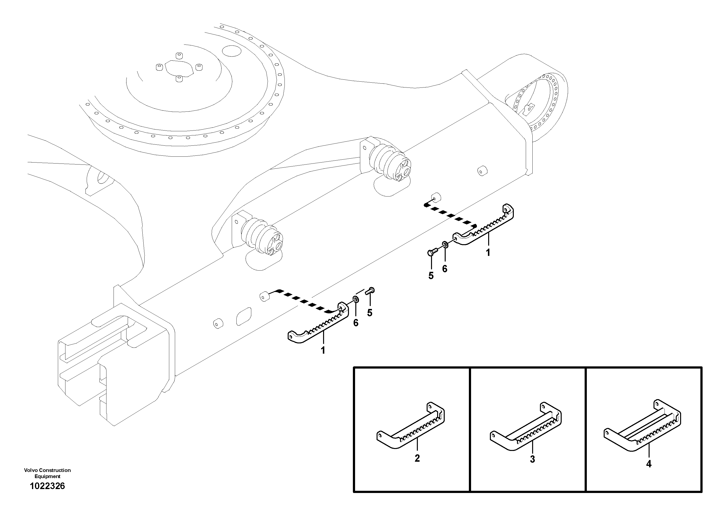 Pedal bracket R.h. VOE14666979 VOLVO