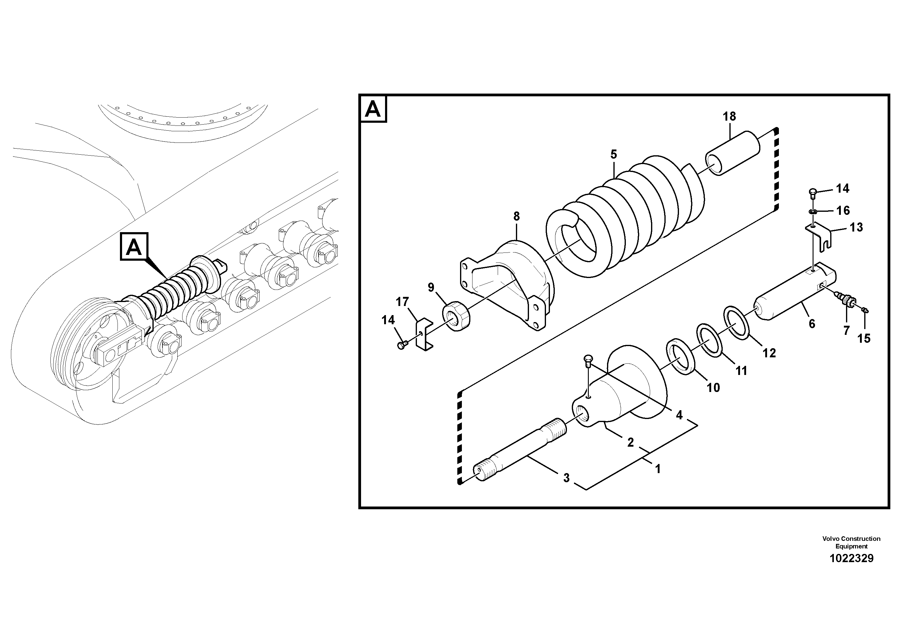 Rubber Clamp VOE14737833 VOLVO