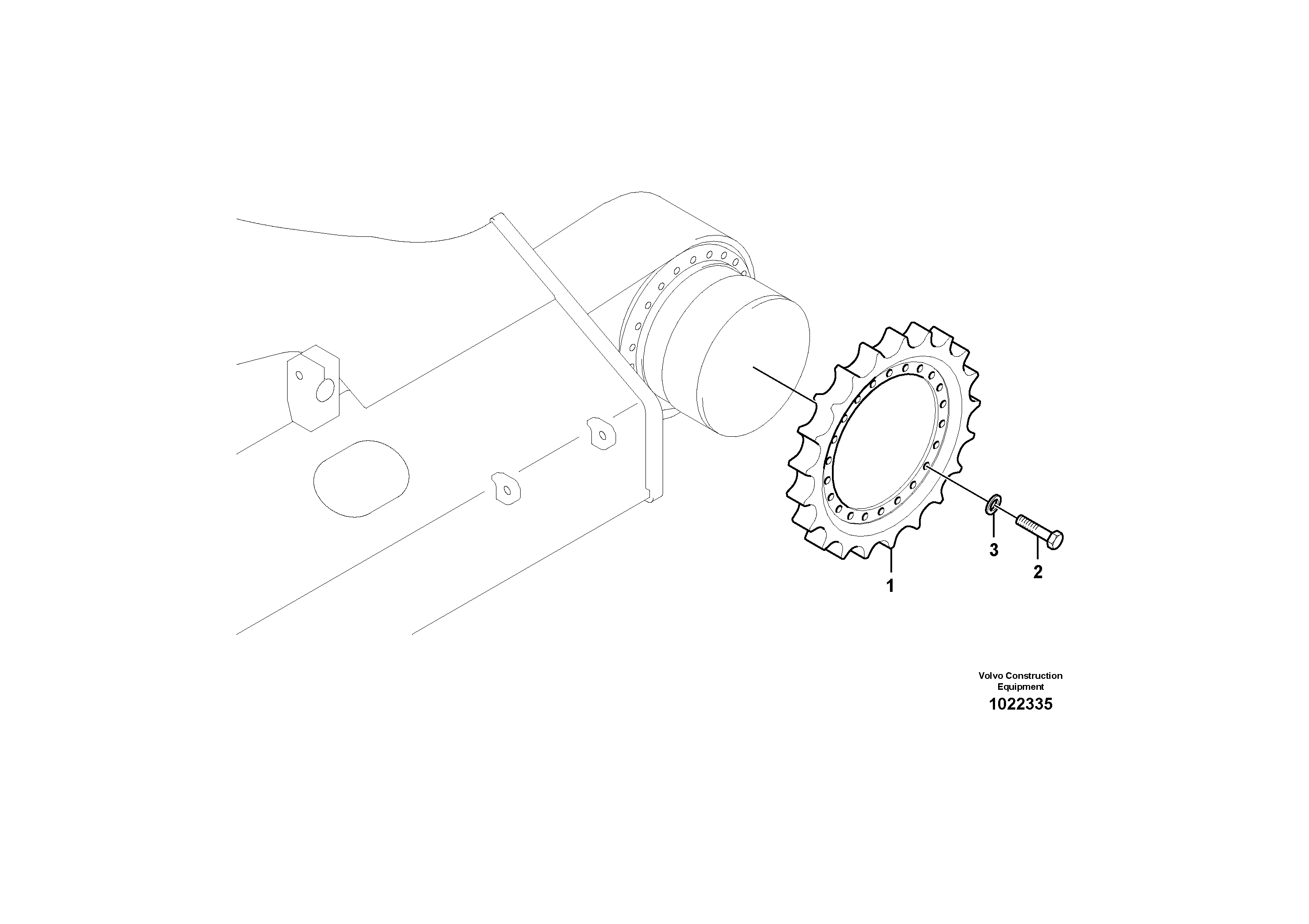 Tilt bearing VOE992046 VOLVO