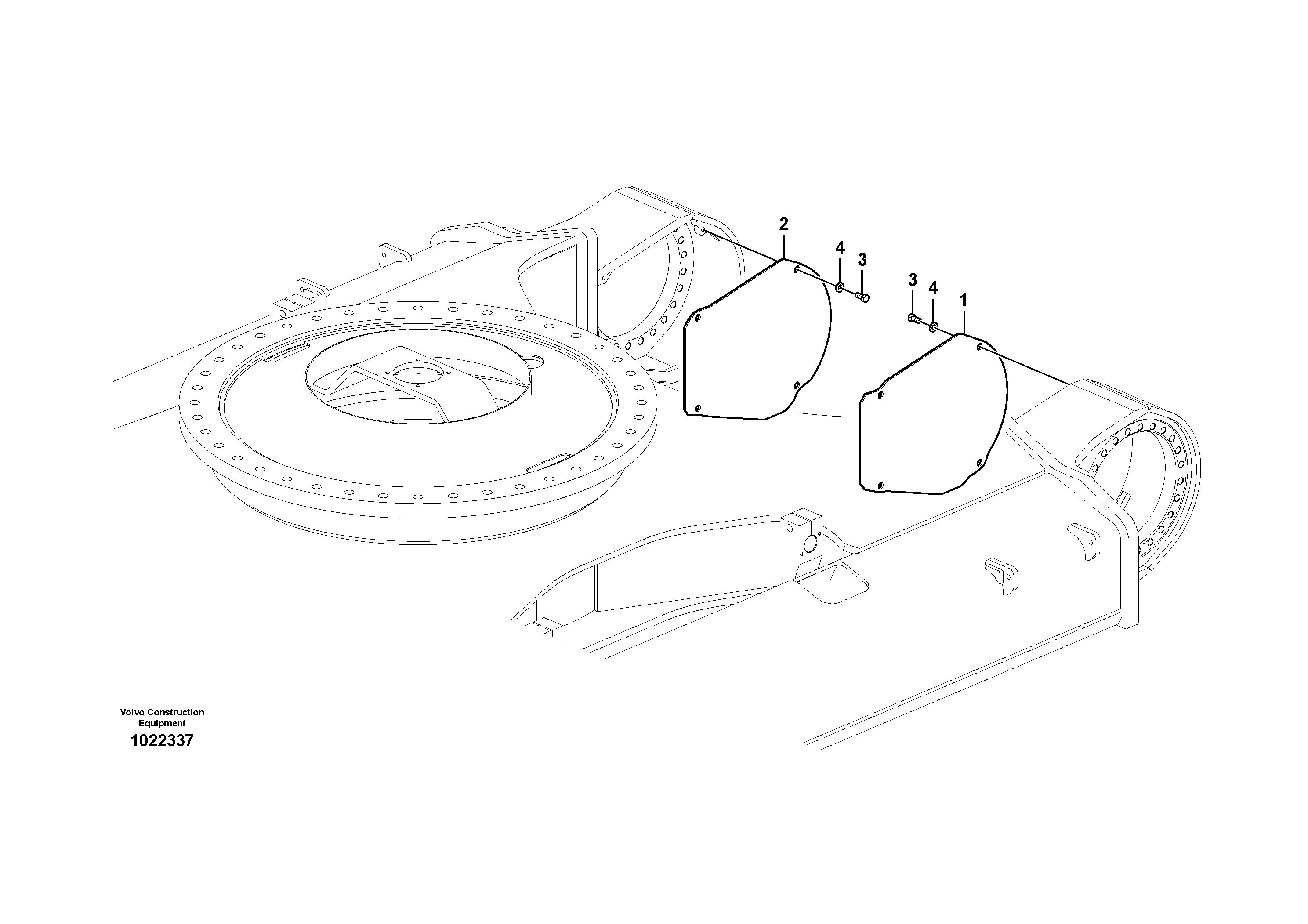 Маслоотражающее кольцо VOE14715416 VOLVO